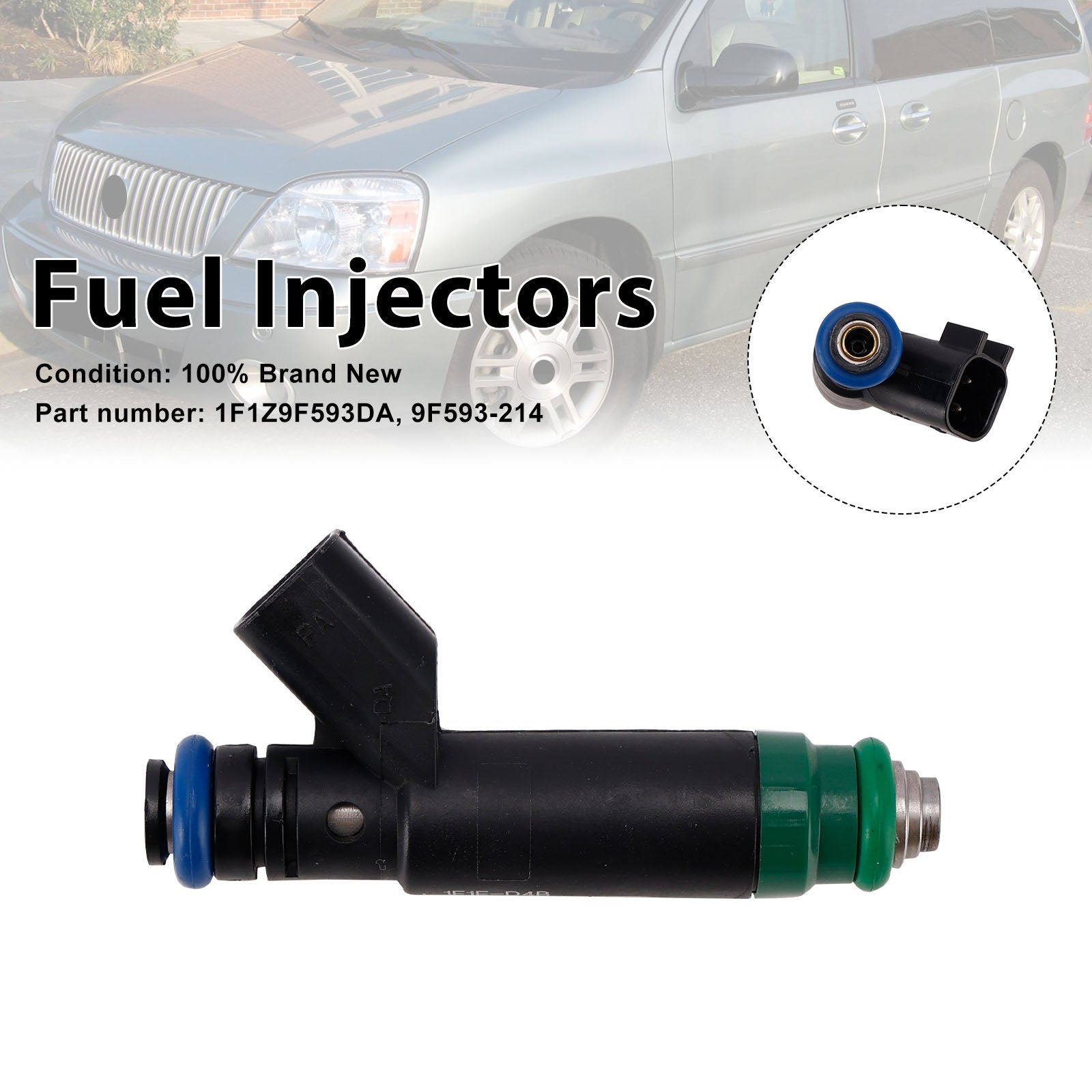 1F1Z9F593DA Fuel Injectors 9F593-214 For Mercury Monterey Ford Freestar