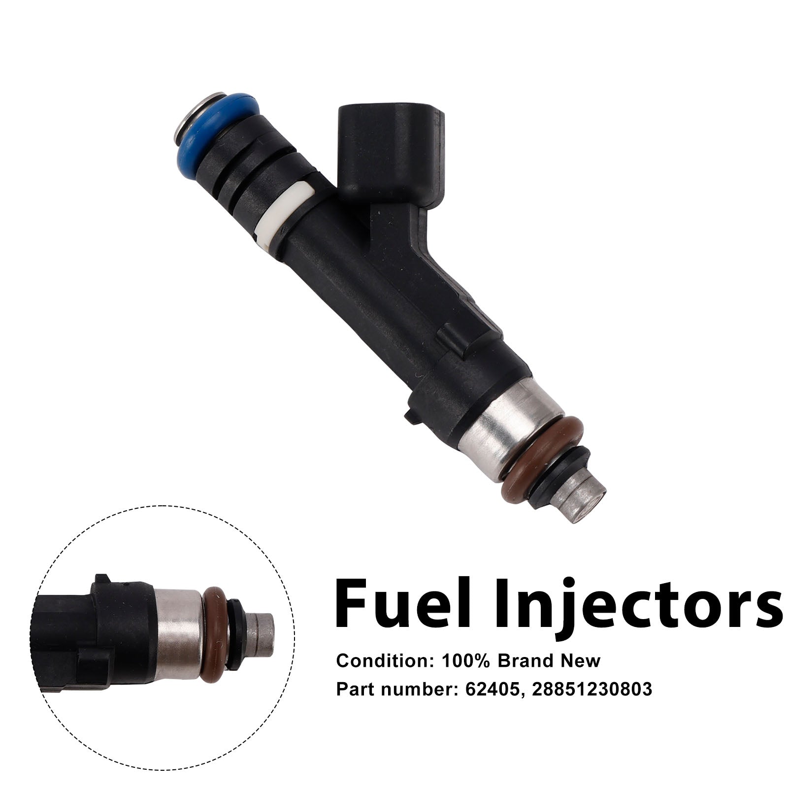 62405 Fuel Injectors 28851230803 For Mercury Mariner Ford Escape Lincoln