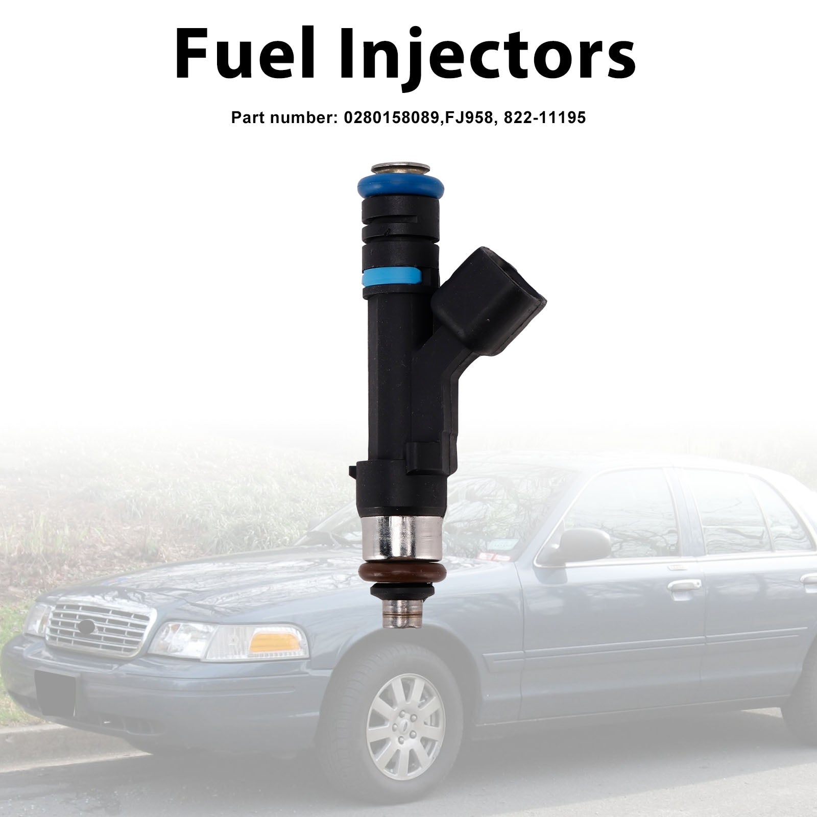 822-11195 Fuel Injectors 0280158089 For Mercury Grand Marquis Ford Lincoln