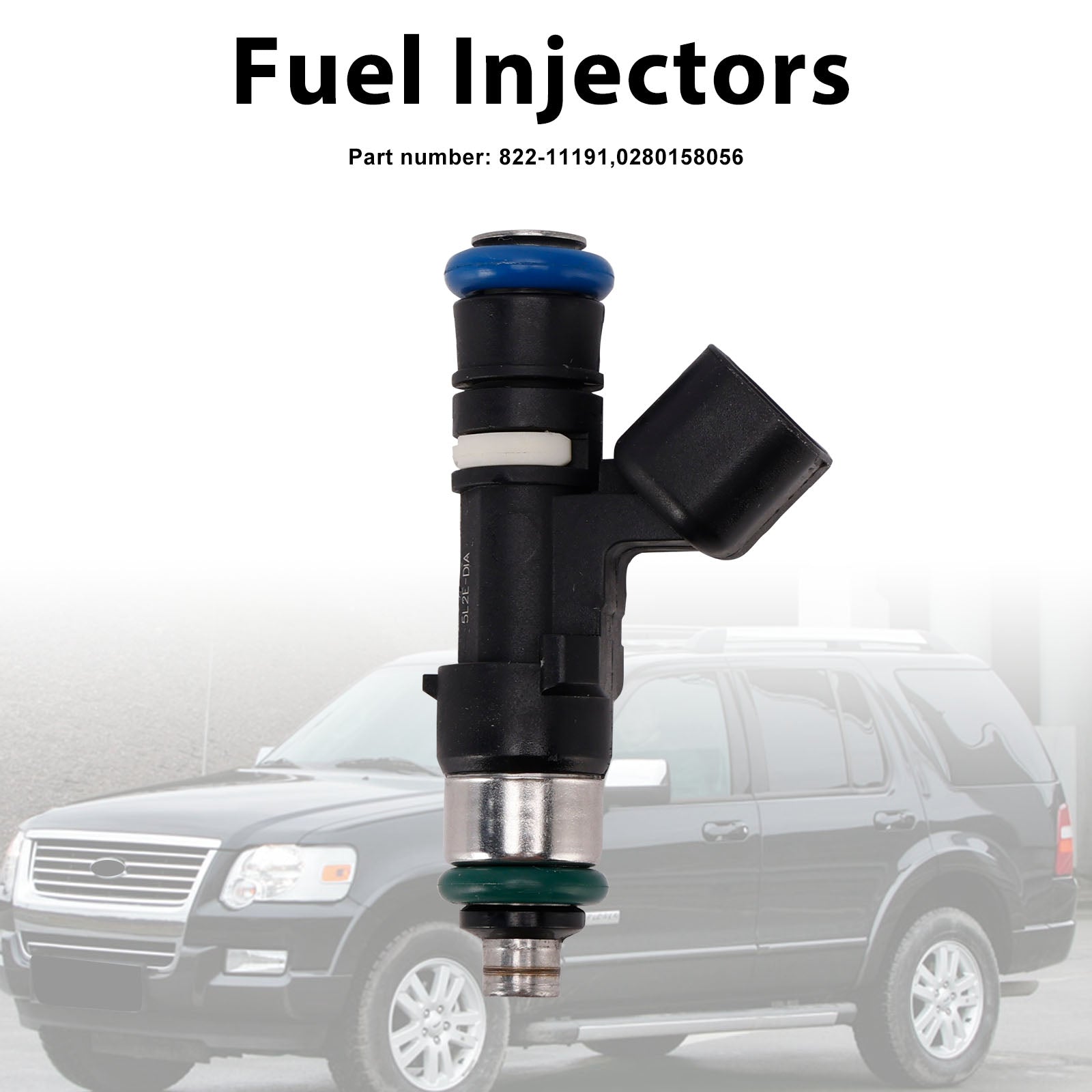 822-11191 Fuel Injectors 0280158056 For Mercury Mountaineer Ford