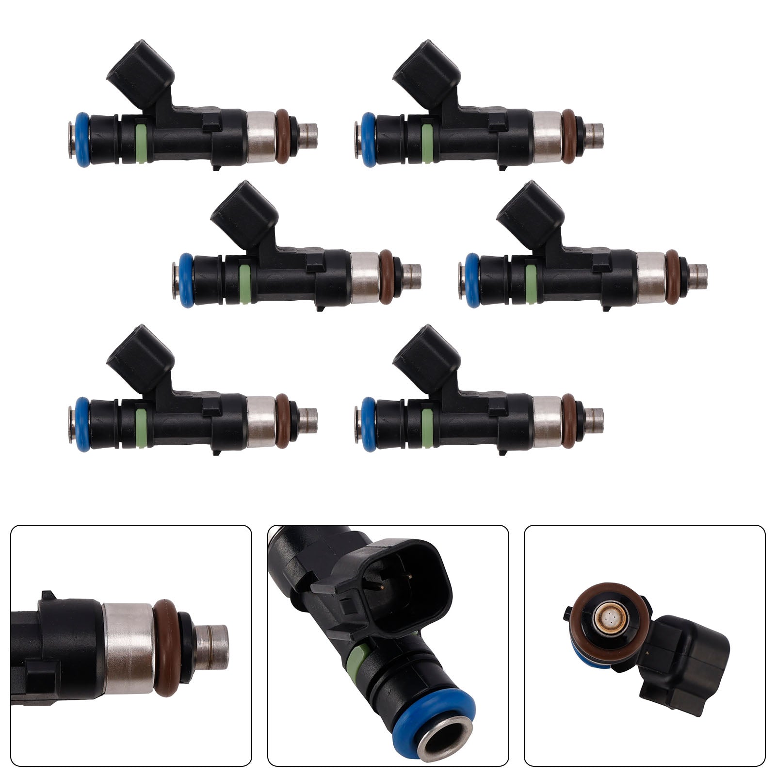 6PC 0280158055 Fuel Injectors 5L2Z9F593CA For Mercury Mountaineer Ford Explorer
