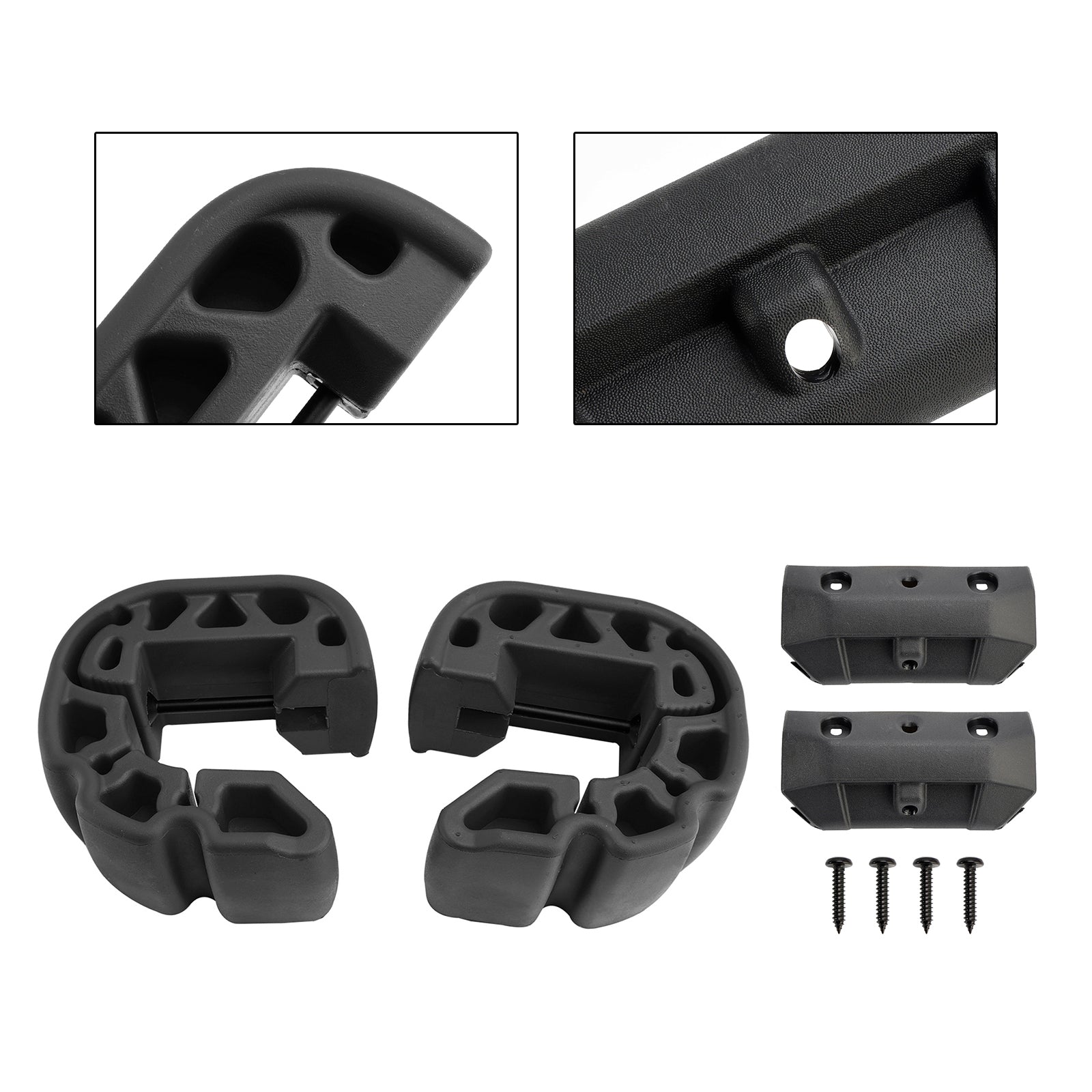Snap-In Fenders Bumper Anti Crash Kit 295100418 295100729 Black For Sea-Doo Gtx