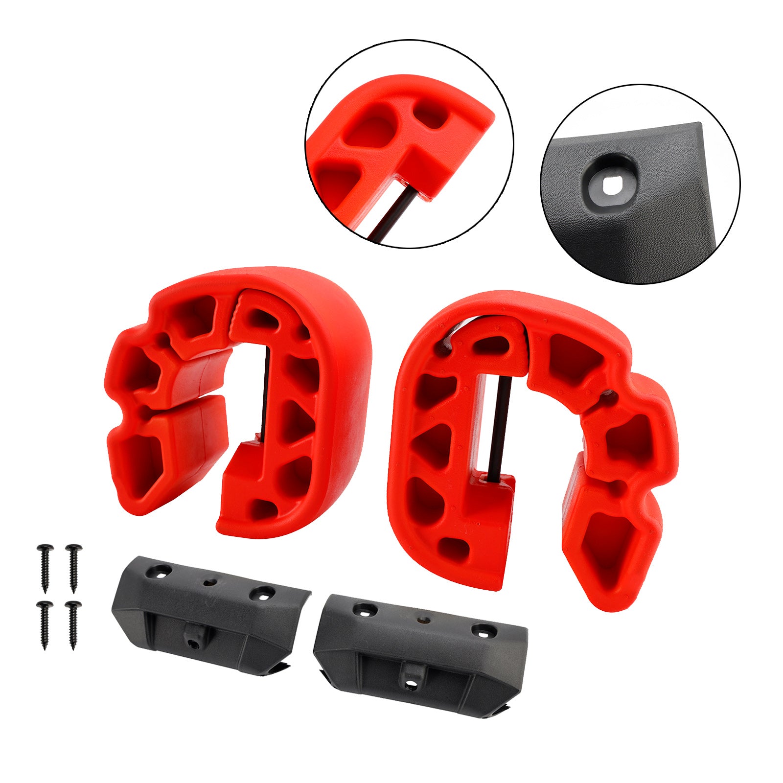 Snap-In Fenders Bumper Anti Crash Kit 295100418 295100729 Red For Sea-Doo Gtx