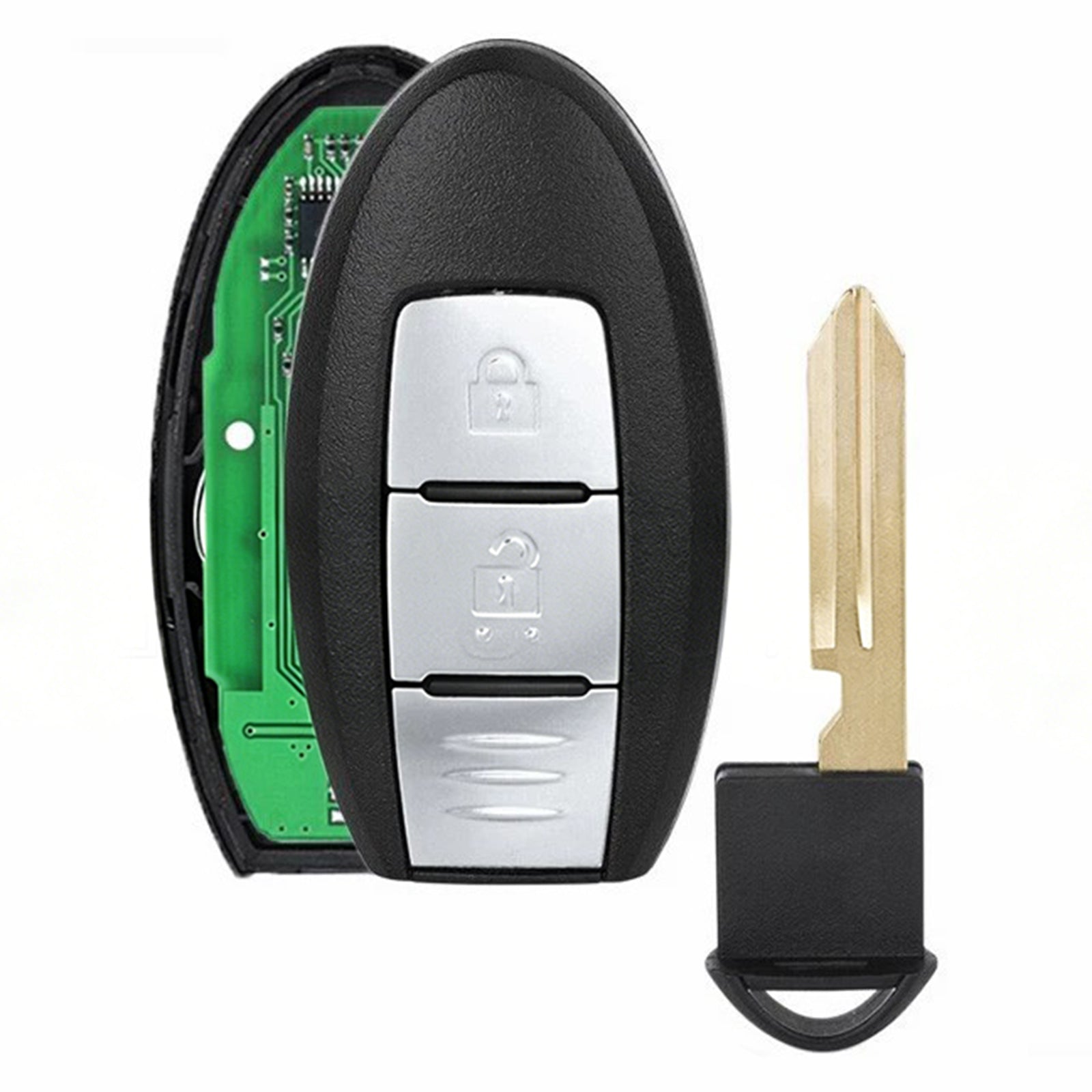 2 Button Car Key Fob S180144102 433Mhz NSN14 Chip For Nissan X-Trail 2014-2017