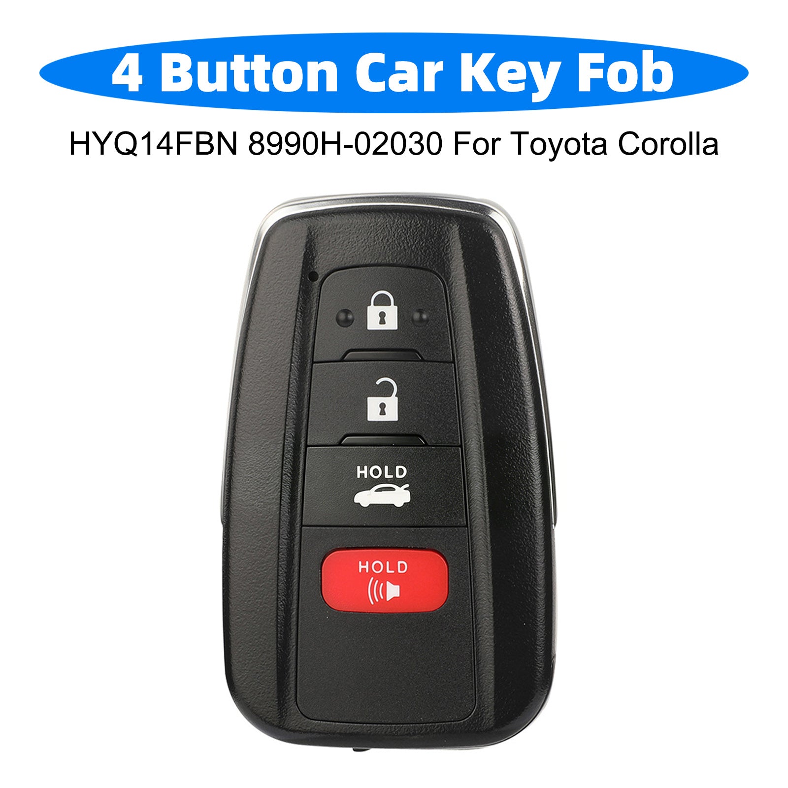 4 Button Car Key Fob HYQ14FBN 8990H-02030 For Toyota Corolla