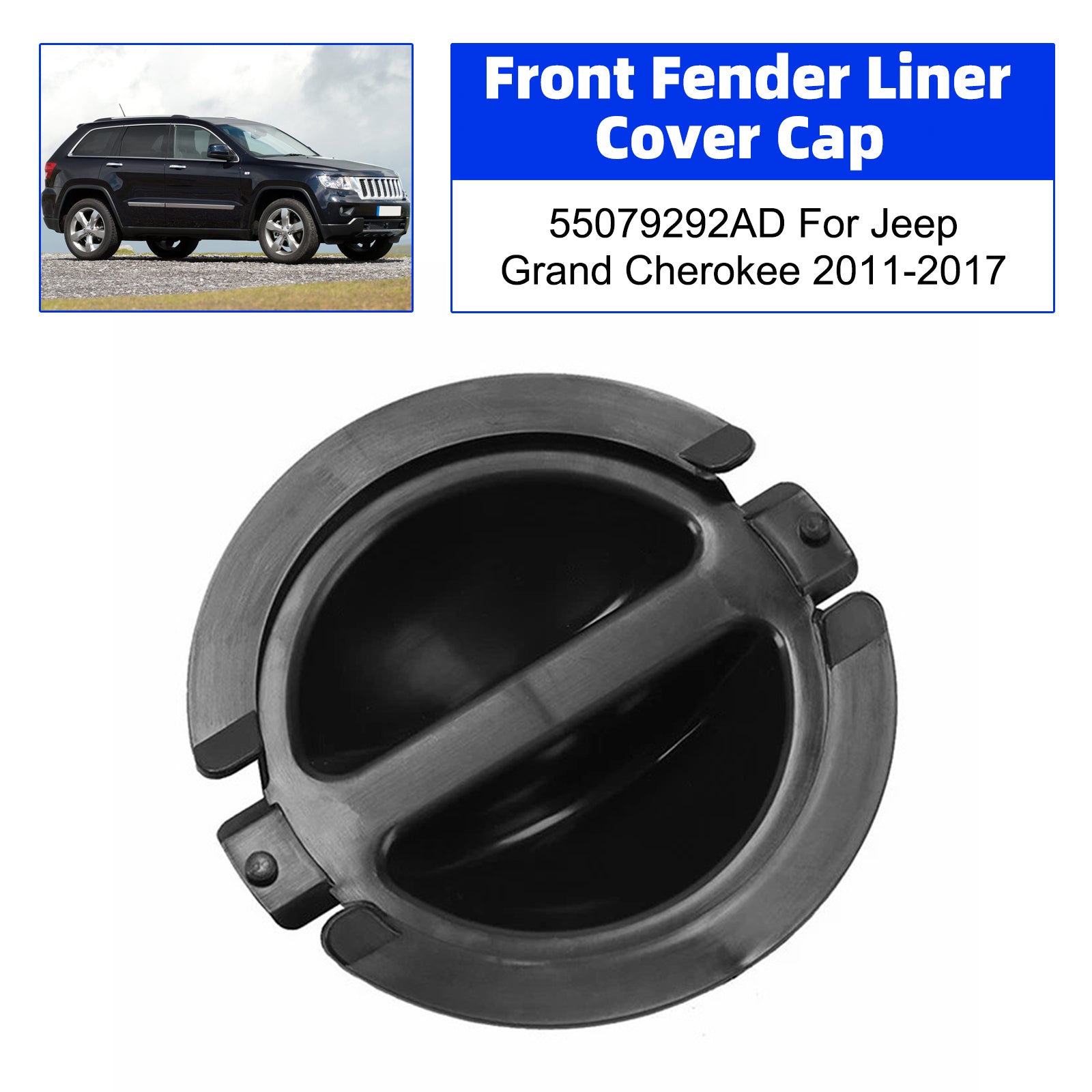 Front Fender Liner Cover Cap 55079292AD For Jeep Grand Cherokee 2011-2017