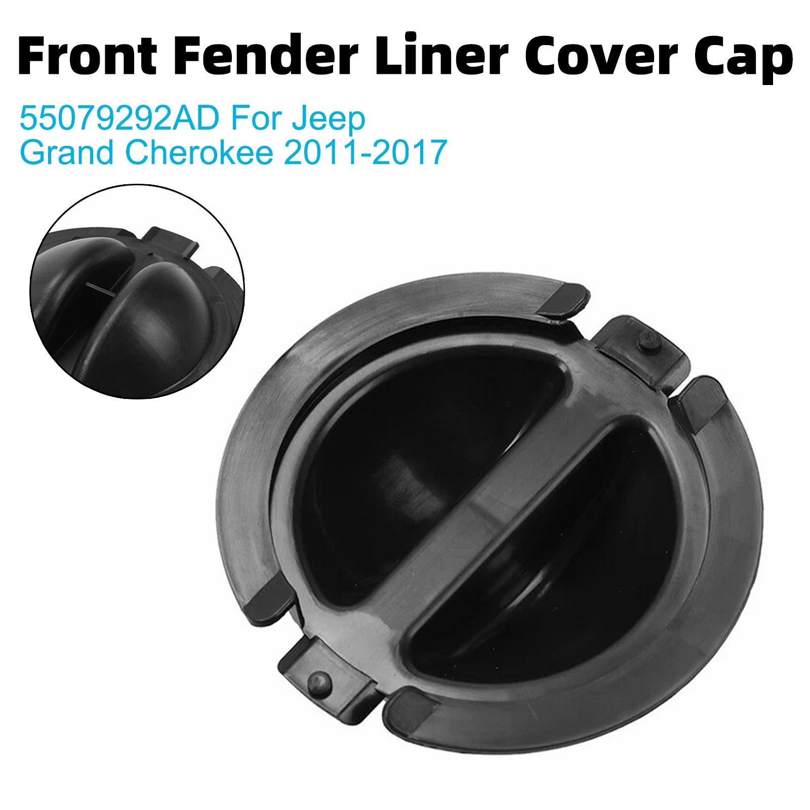 Front Fender Liner Cover Cap 55079292AD For Jeep Grand Cherokee 2011-2017