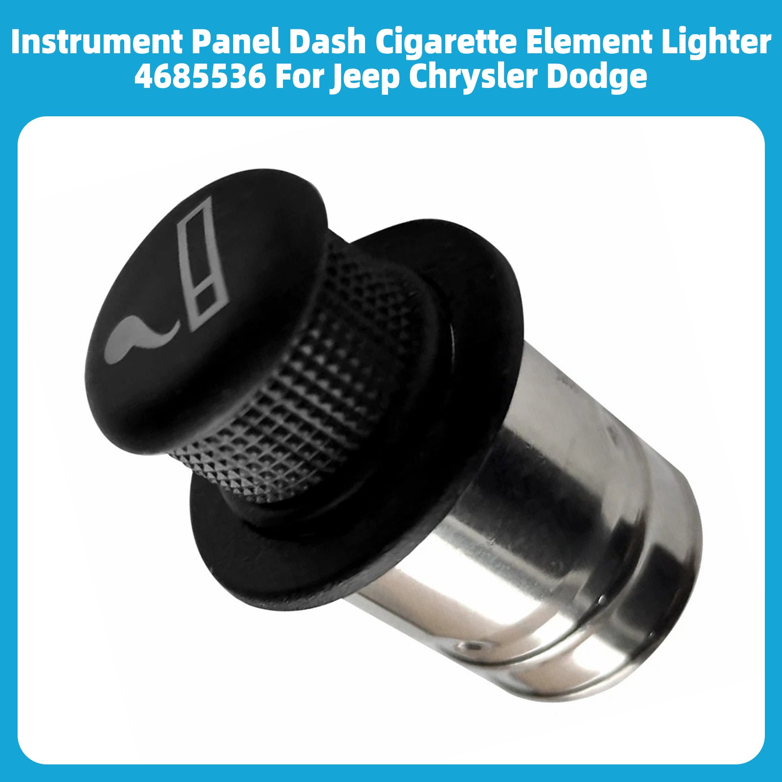 Instrument Panel Dash Cigarette Element Lighter 4685536 For Jeep Chrysler Dodge