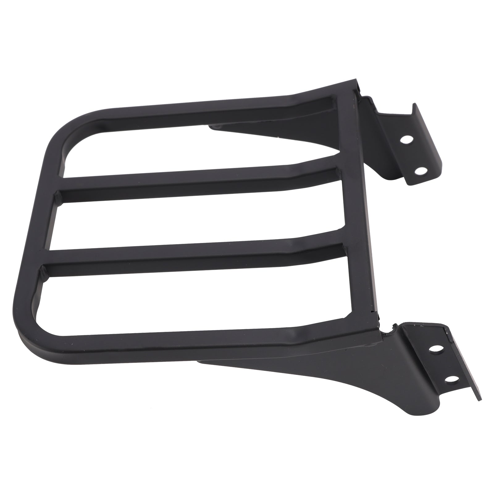 Sissy Bar Backrest Luggage Rack For Heritage Softail Dyna Sportster 1986+ Black