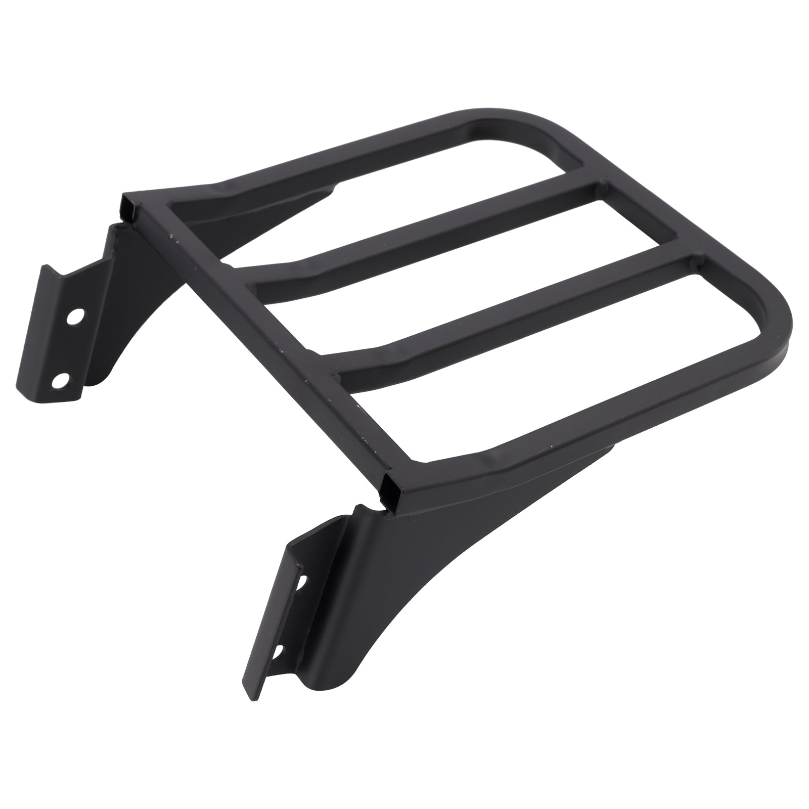 Sissy Bar Backrest Luggage Rack For Heritage Softail Dyna Sportster 1986+ Black