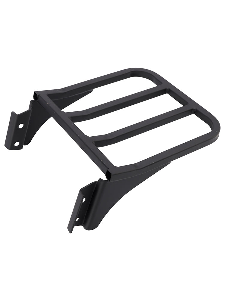 Sissy Bar Backrest Luggage Rack For Heritage Softail Dyna Sportster 1986+ Black