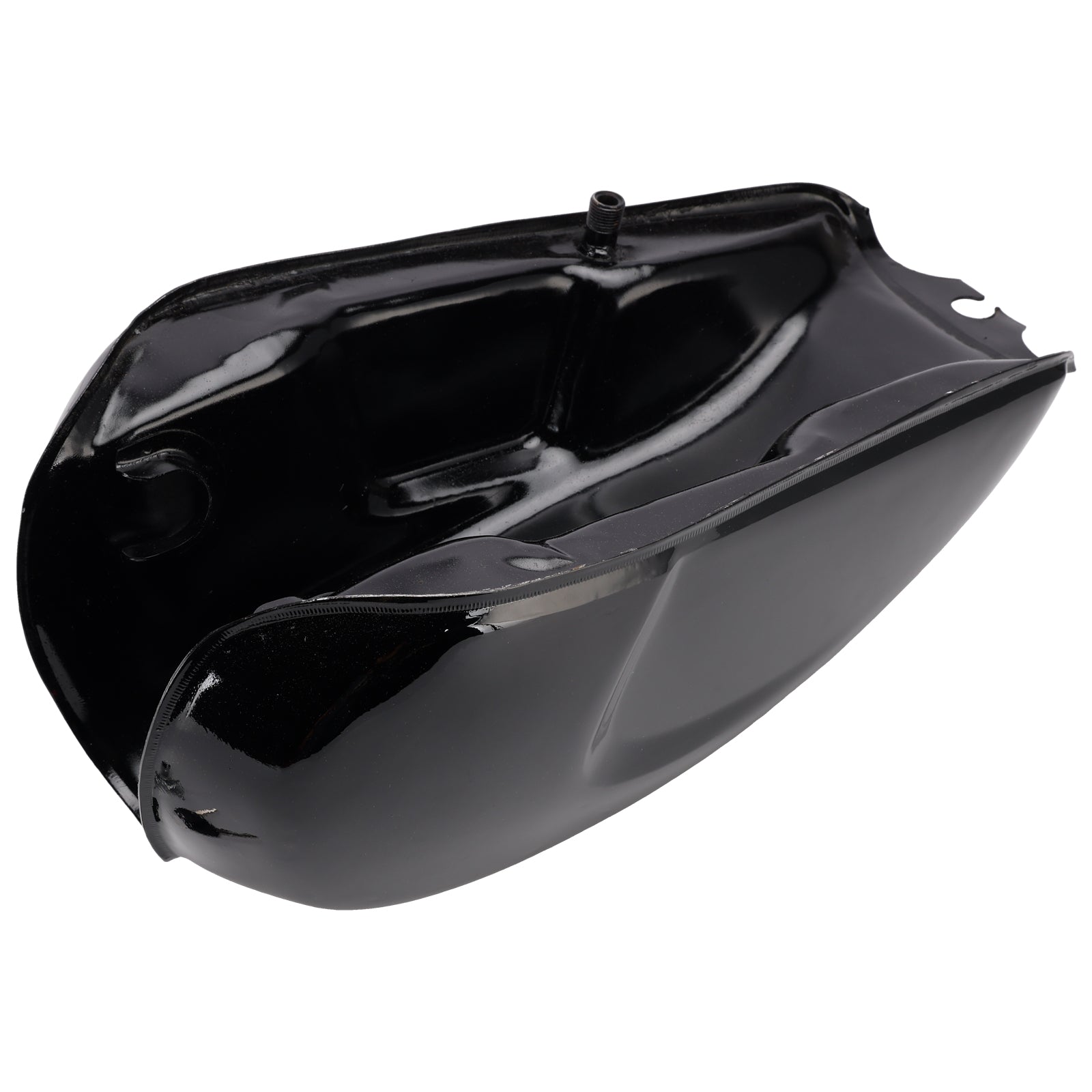 Vintage Cafe Racer Fuel Gas Tank Black Motorcycle Retro Classic Scrambler