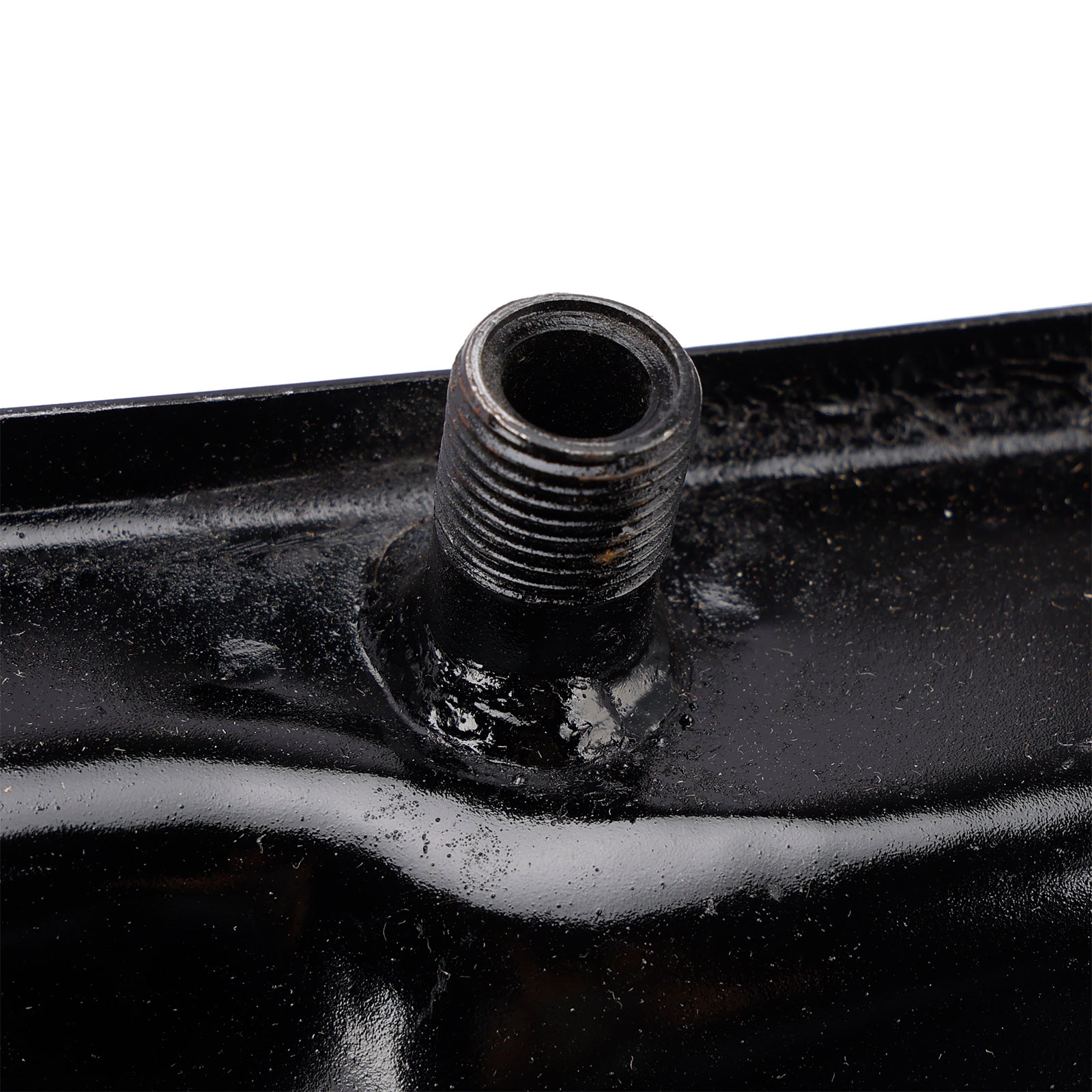 Vintage Cafe Racer Fuel Gas Tank Black Motorcycle Retro Classic Scrambler