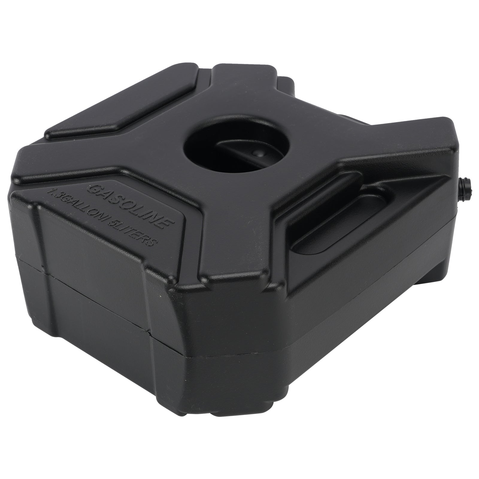 5L Oil Gas Container Anti-static Jerry Can Fuel Tank Black For Touring Adventure