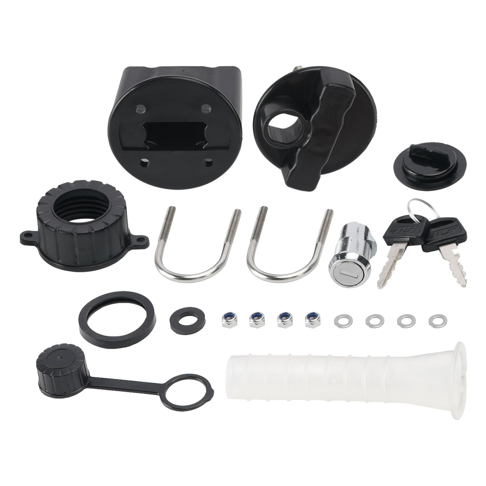 5L Oil Gas Container Anti-static Jerry Can Fuel Tank Black For Touring Adventure