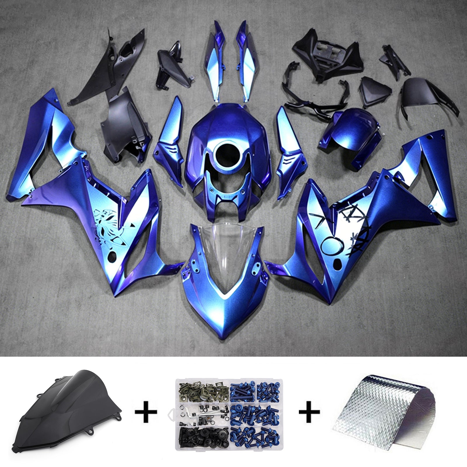 Injection Fairing Kit Bodywork Plastic ABS For Honda CBR650R 2021-2023