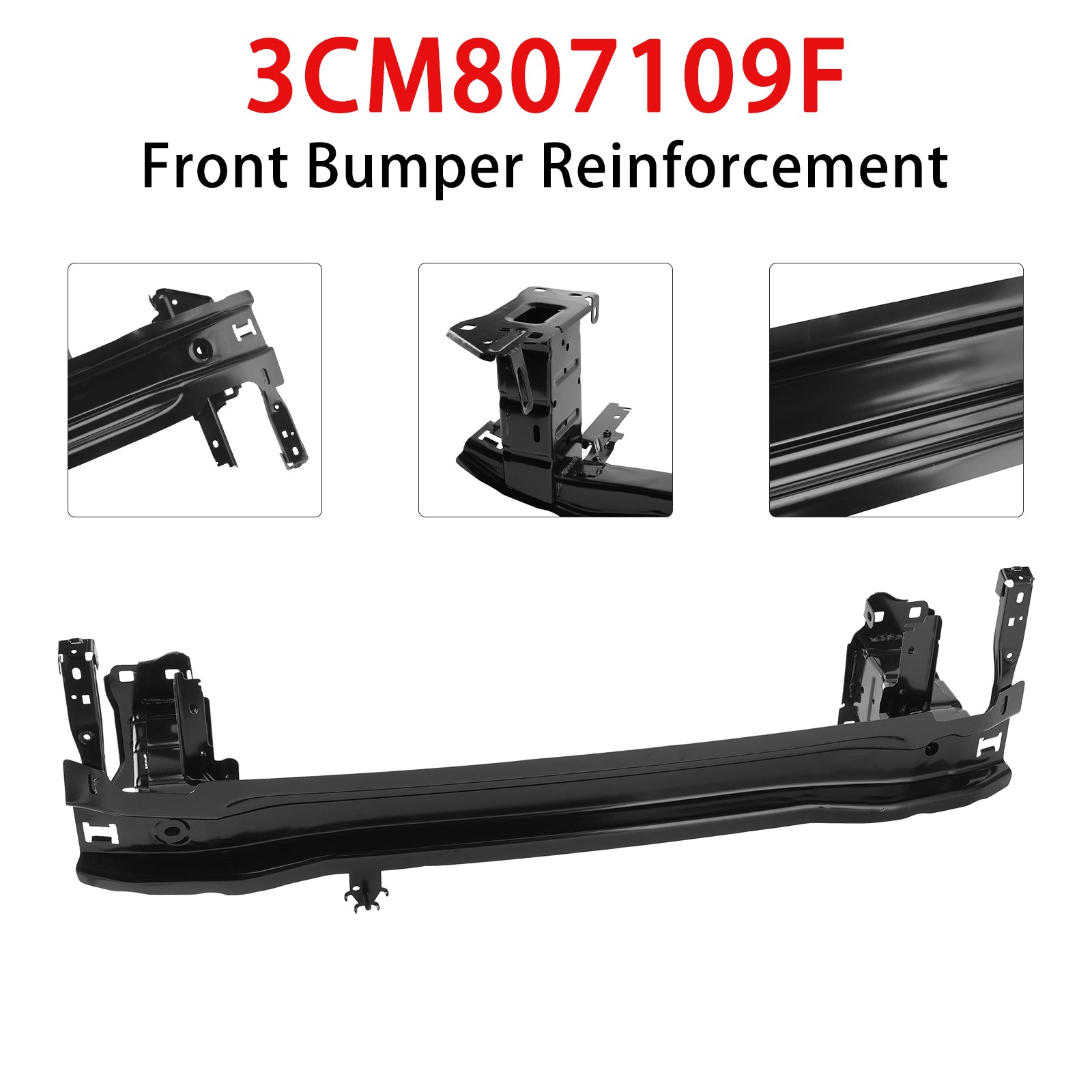 Front Bumper Top Pad Outer Molding Pad for Ford F250 F350 F450 F550 2011-2016