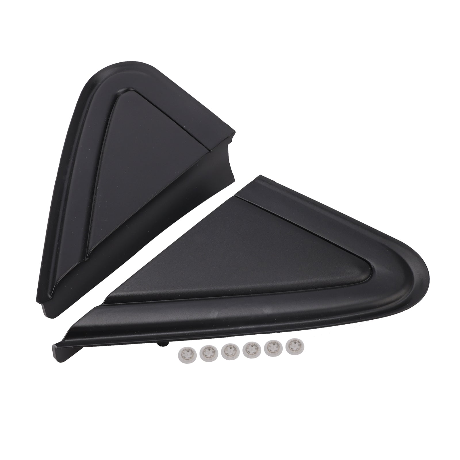 2X Exterior Mirror Triangle Trim for VW Polo 6Q0853274A 6Q0853273A