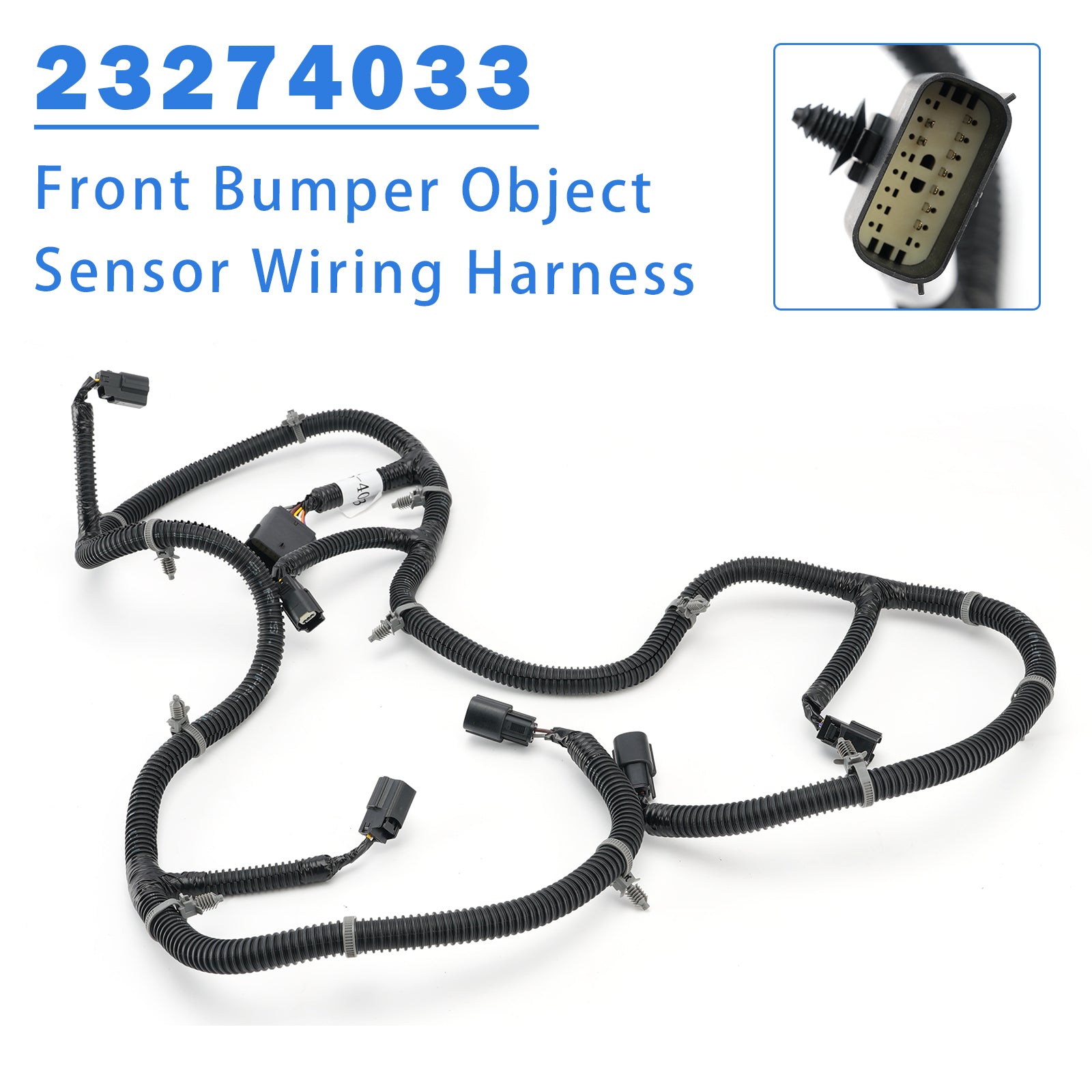 Front Bumper Object Sensor Wiring Harness 23274033 for GMC Sierra 2016-2018