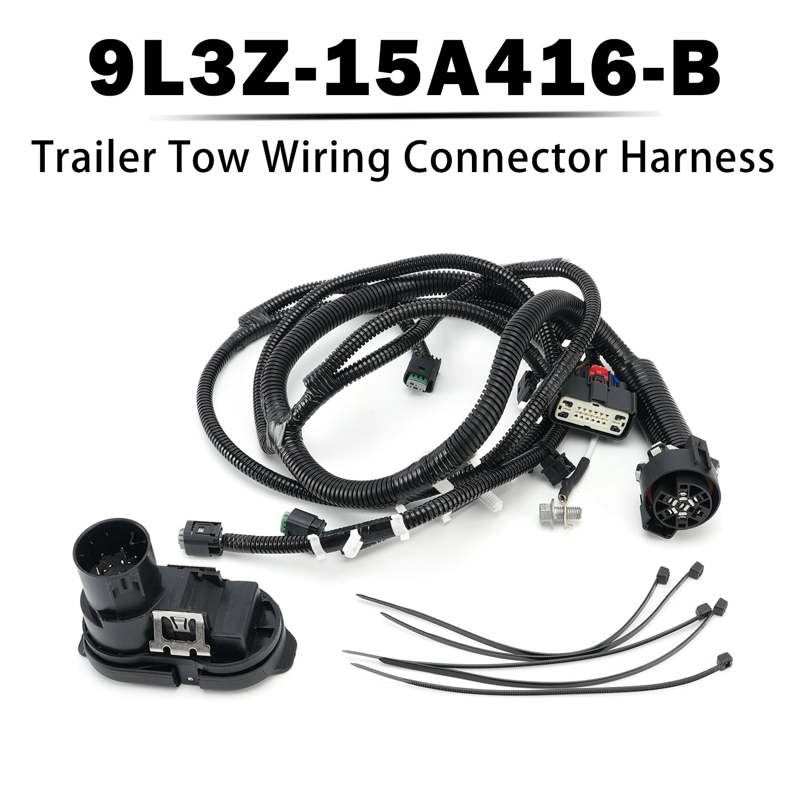 Trailer Tow Wiring Connector Harness for Ford F-150 2009-2014 9L3Z-15A416-B