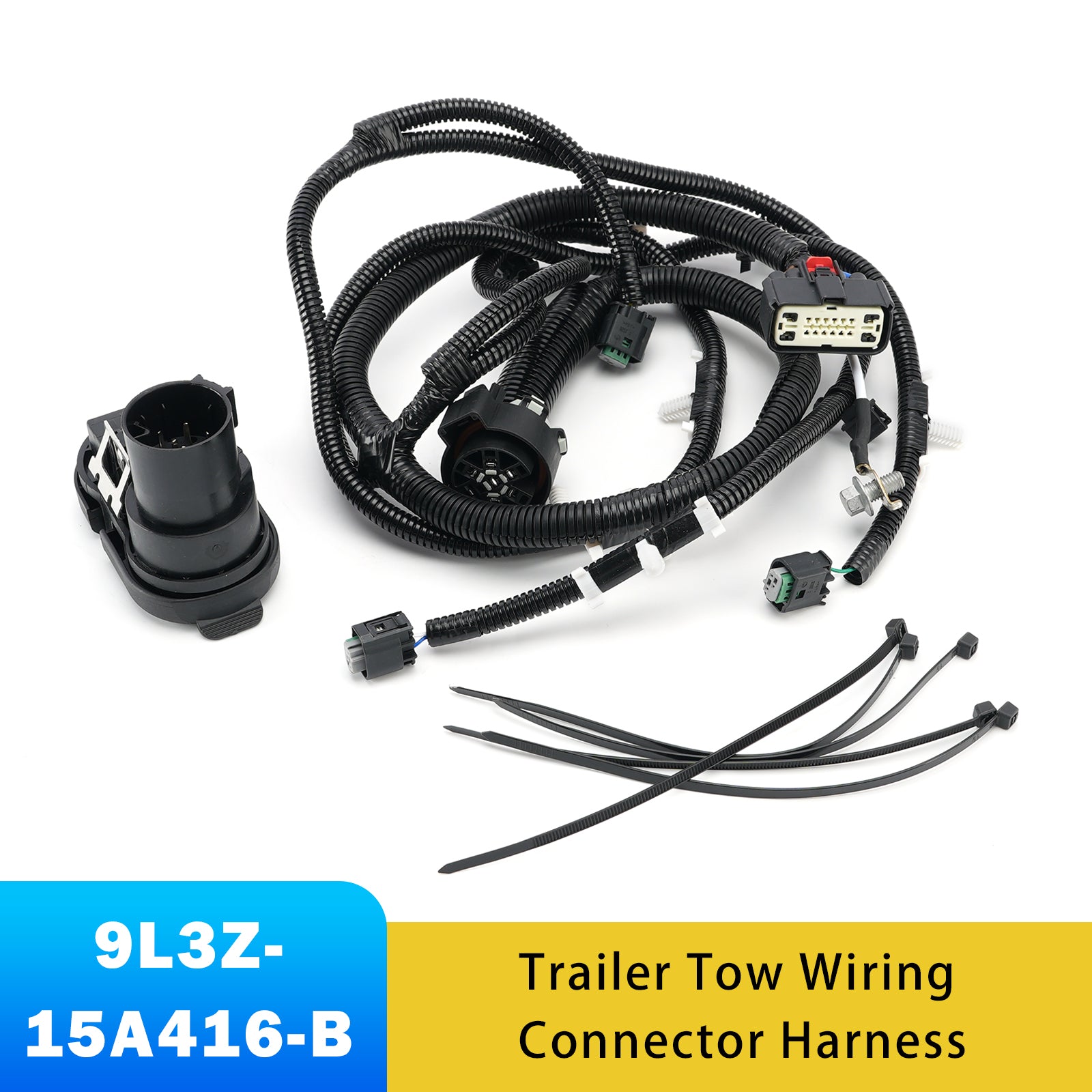 Trailer Tow Wiring Connector Harness for Ford F-150 2009-2014 9L3Z-15A416-B