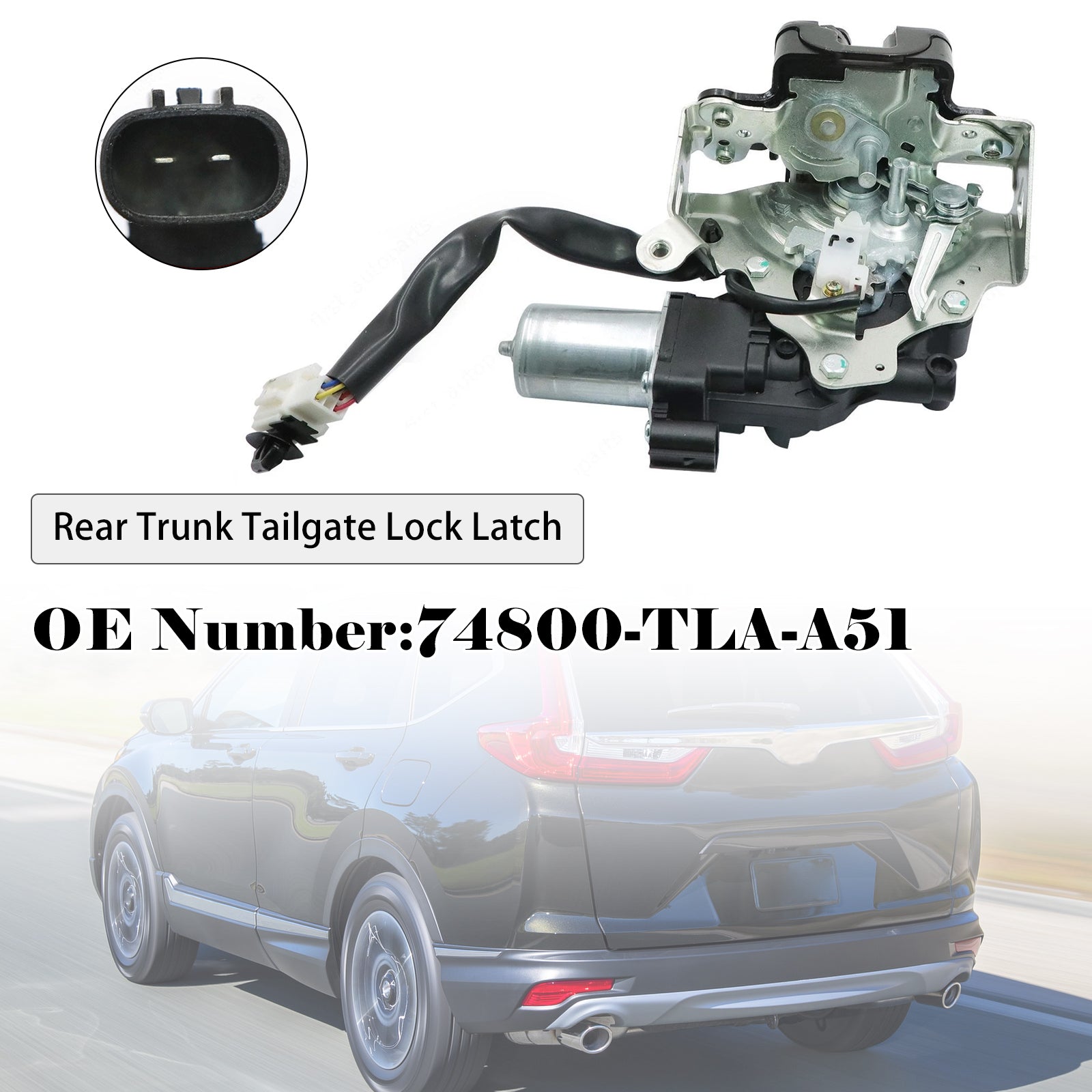 Rear Trunk Tailgate Lock Latch 74800-TLA-A51 for Honda CR-V 17-22 Odyssey 18-23