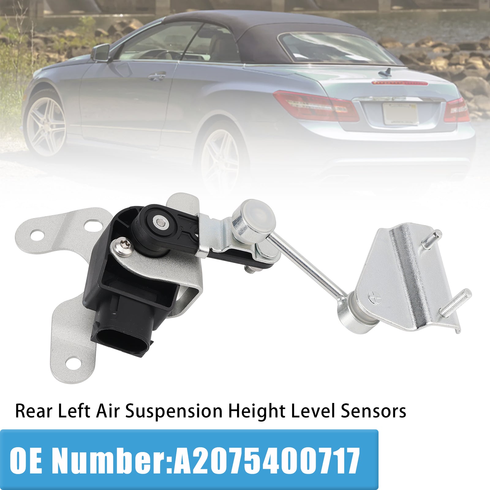 Rear Left Air Suspension Height Level Sensors For Mercedes W212 S212 A207 C207 X204
