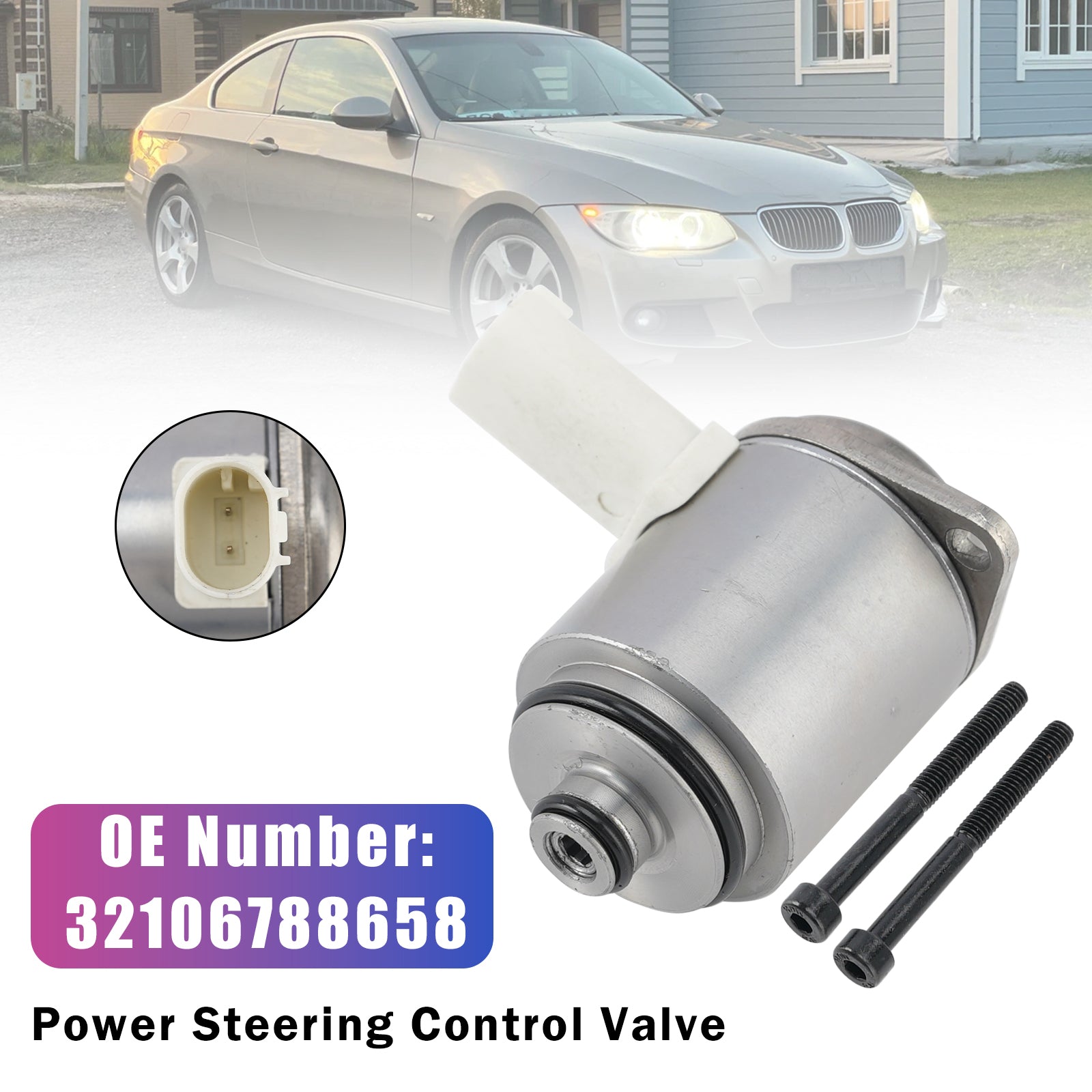 Power Steering Control Valve 32106788658 For BWM 1 3 5 6 7 Series X1 X3 X5 X6