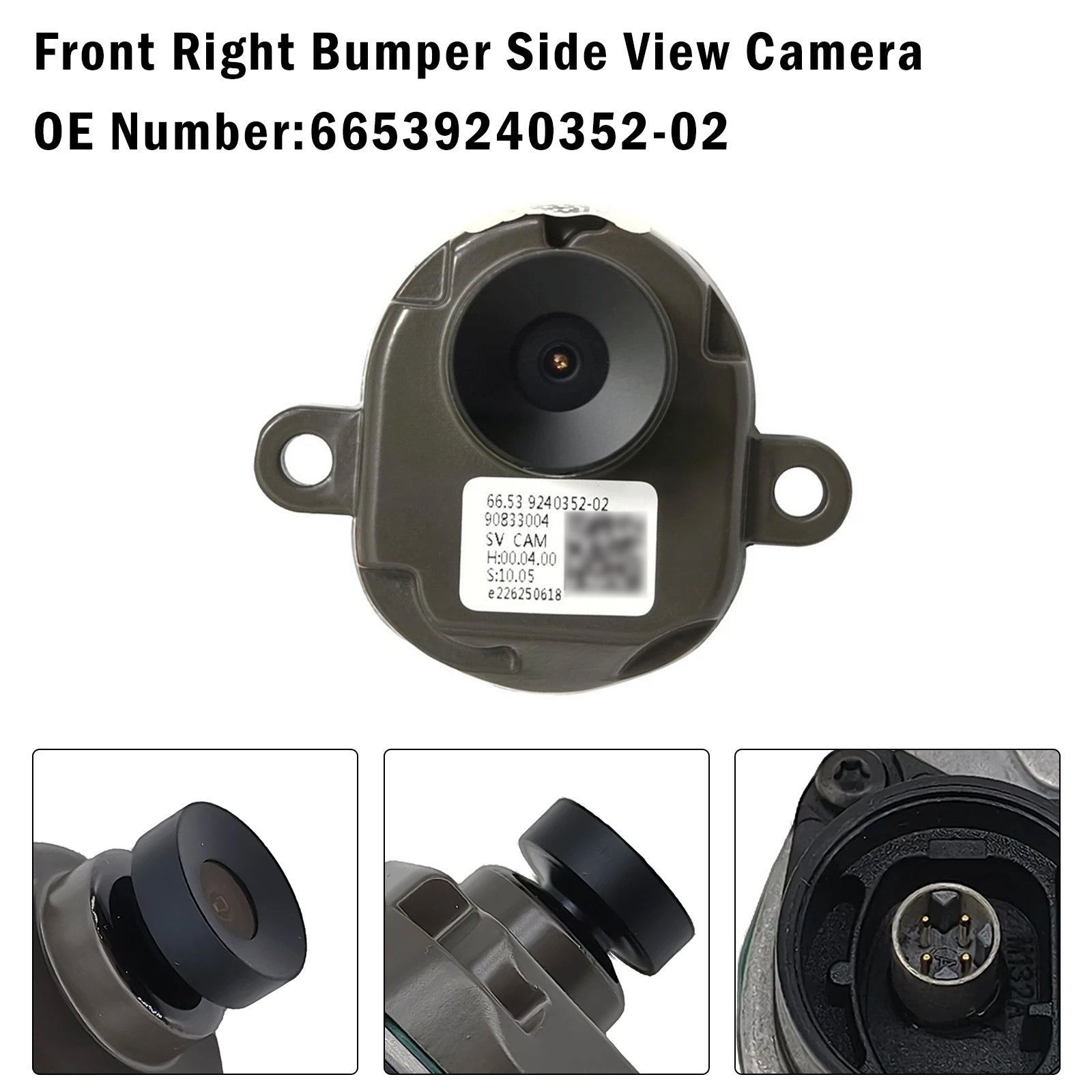 Front Right Bumper Side View Camera 66539240352-02 For BMW F30 F32 F36 F10 F12 E70