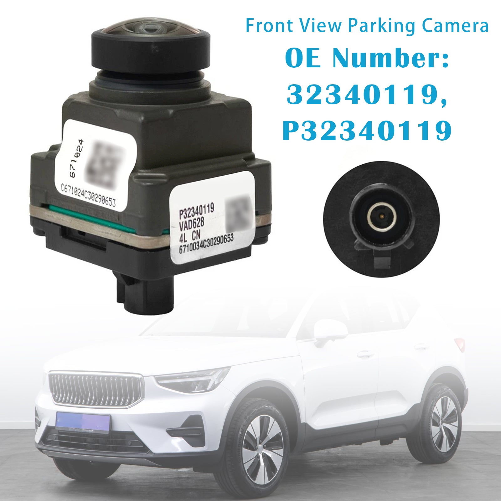 Front View Parking Camera 32340119 For Volvo C40 EX40 S60 S90 V60 V90 XC40