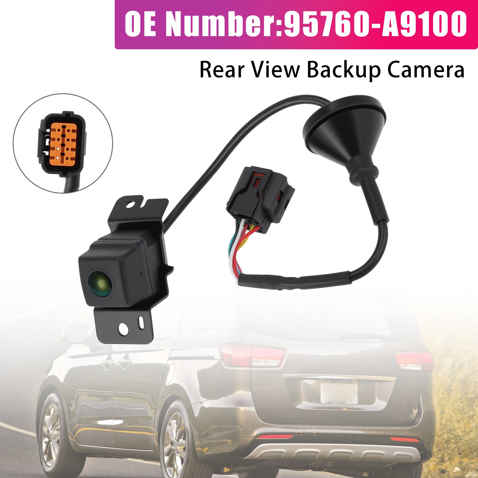 Rear View Backup Camera 95760-A9100 For Kia Sedona 2015-2018 V6 3.3L