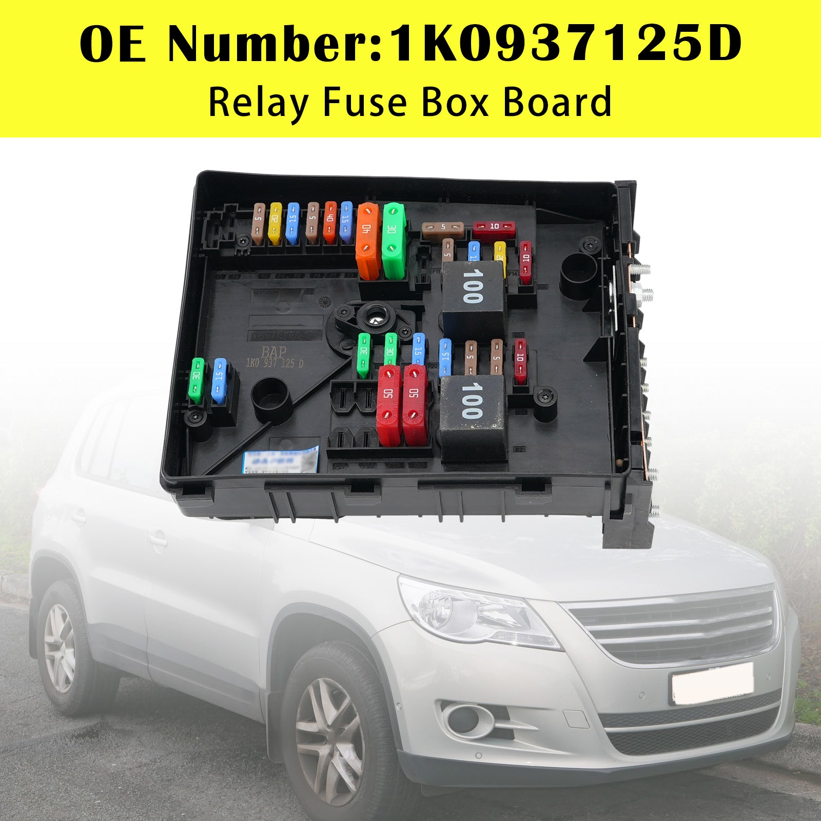 Relay Fuse Box Board 1K0937125D For VW Jetta Golf MK5 Eos Rabbit Audi A3
