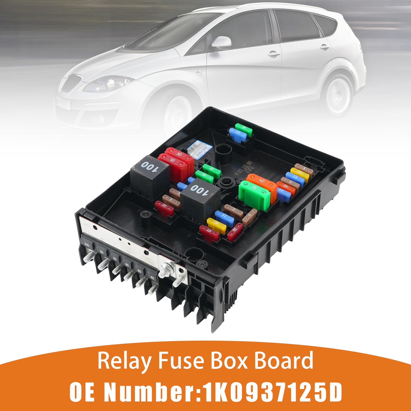 Relay Fuse Box Board 1K0937125D For VW Jetta Golf MK5 Eos Rabbit Audi A3