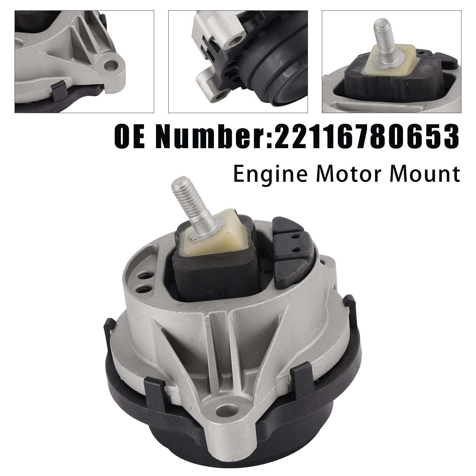 Engine Motor Mount 22116780653 For BMW E70 E71 X5 X6 N63B44A N63B44B