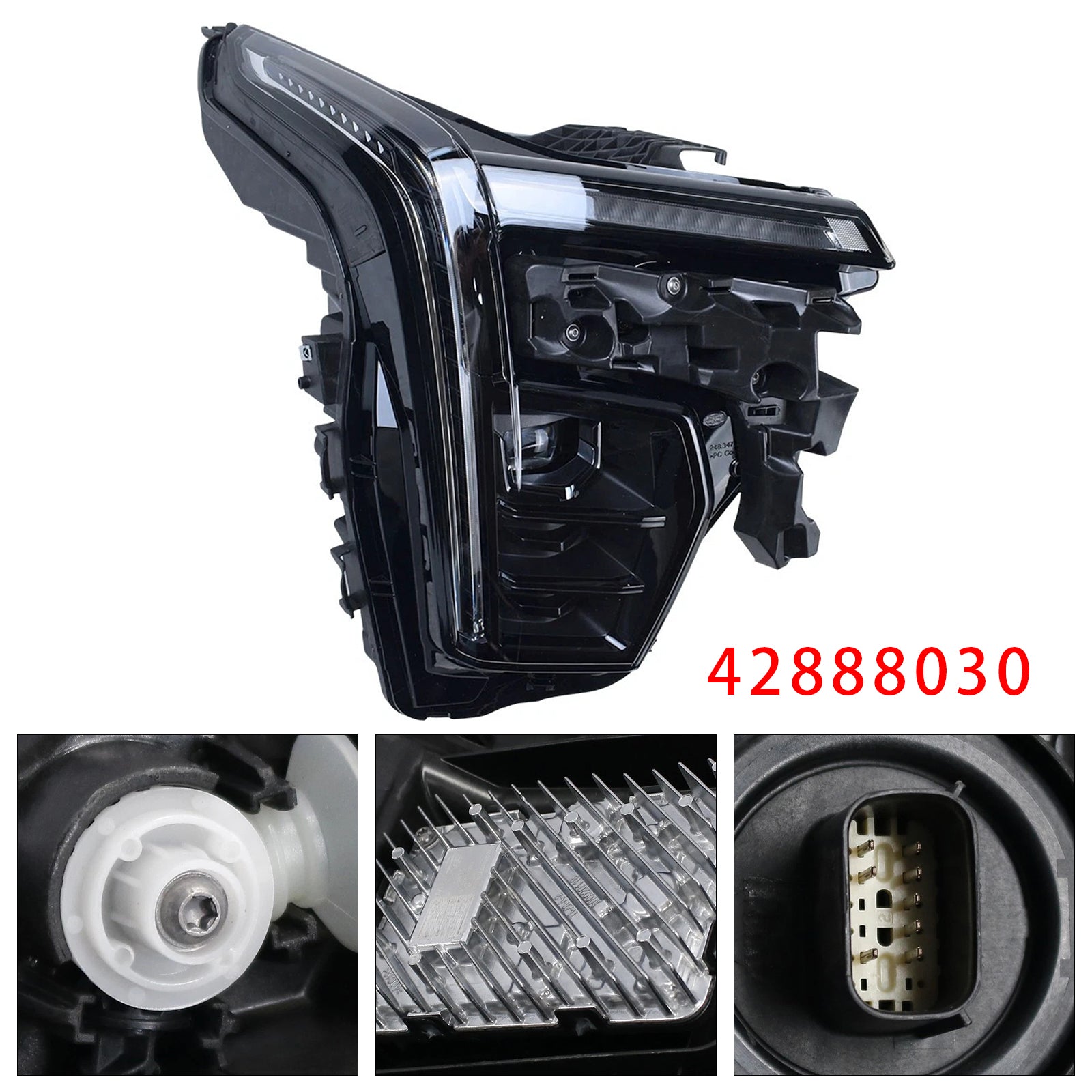 Right LED Headlight Assembly 42888030 For Cadillac XT4 2024-2025