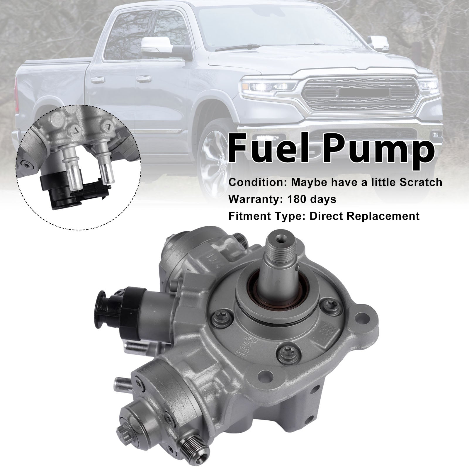 High Pressure Fuel Pump 68211269Aa Fit Dodge Ram Ecodiesel 3.0L 2014-2019