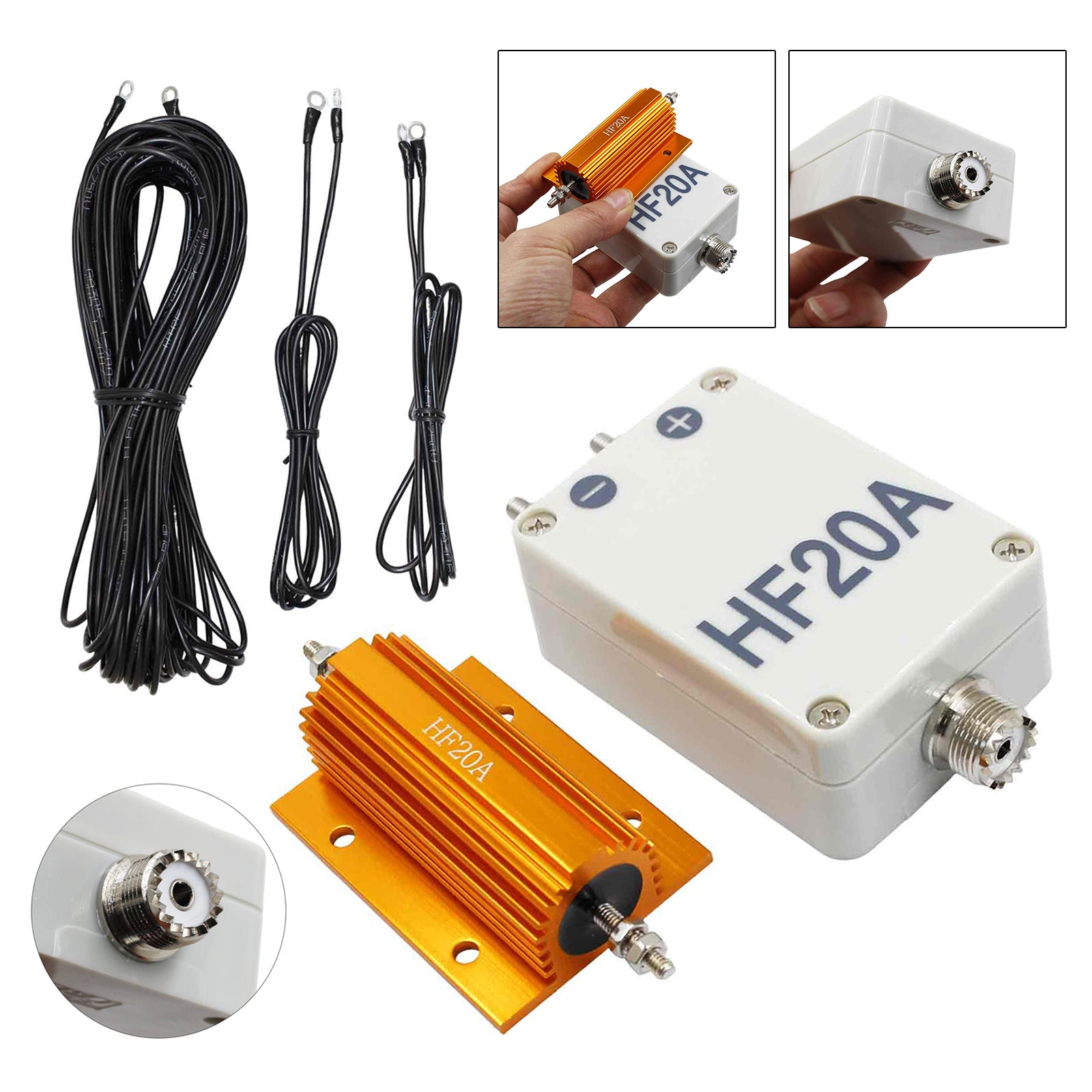 HF20A Shortwave 1.5-30MHz Full-Band Antenna Shortwave Radio Outdoor Antenna