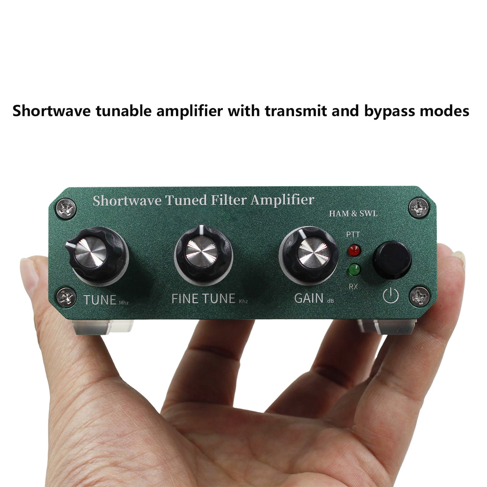Shortwave Tuned Amplifier 3-30MHz Frequency Coverage Adjustable Gain 0-30dB