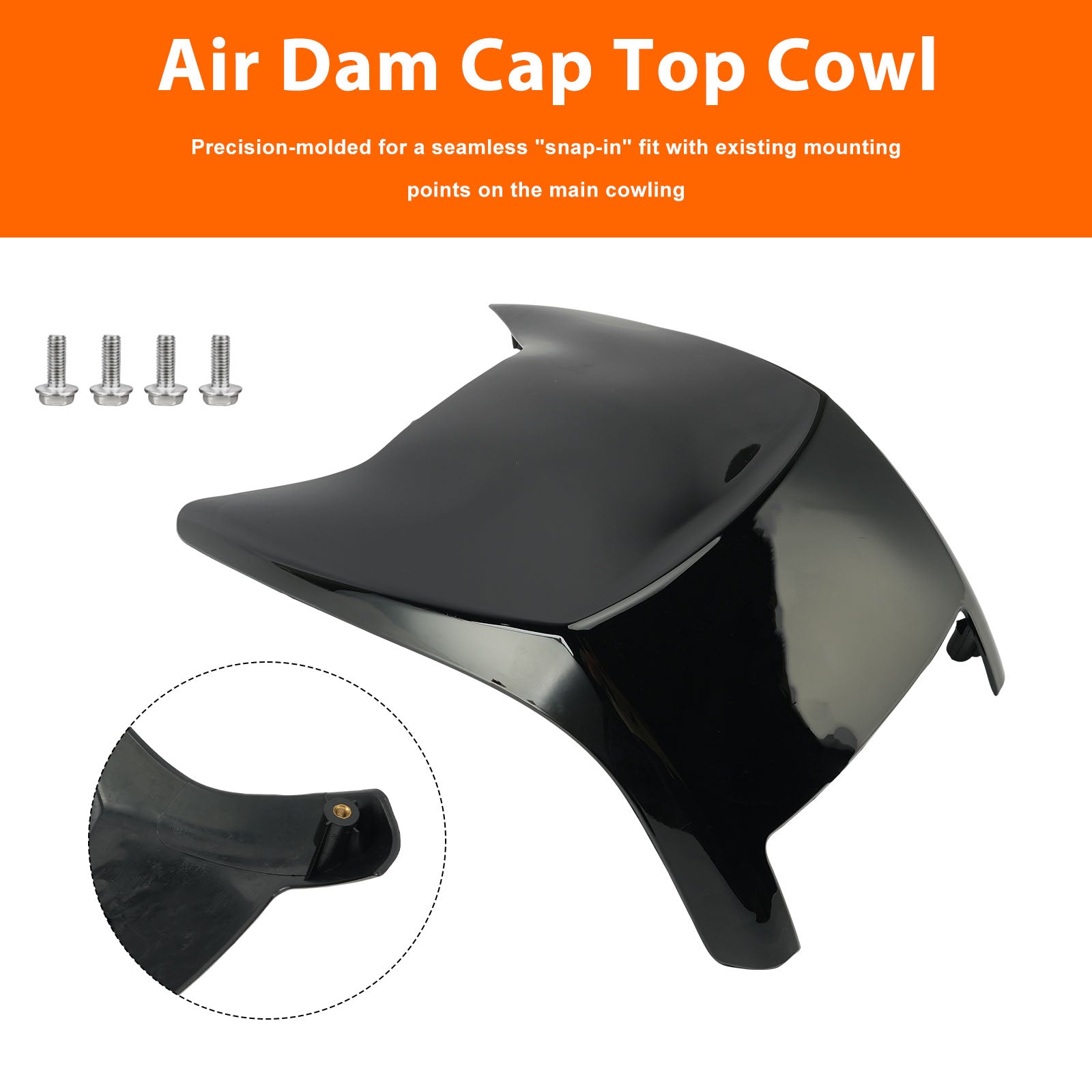 Air Dam Cap Top Cowl 8M0159887 8M0118170 For Mercury 30-60HP EFI 4-Stroke