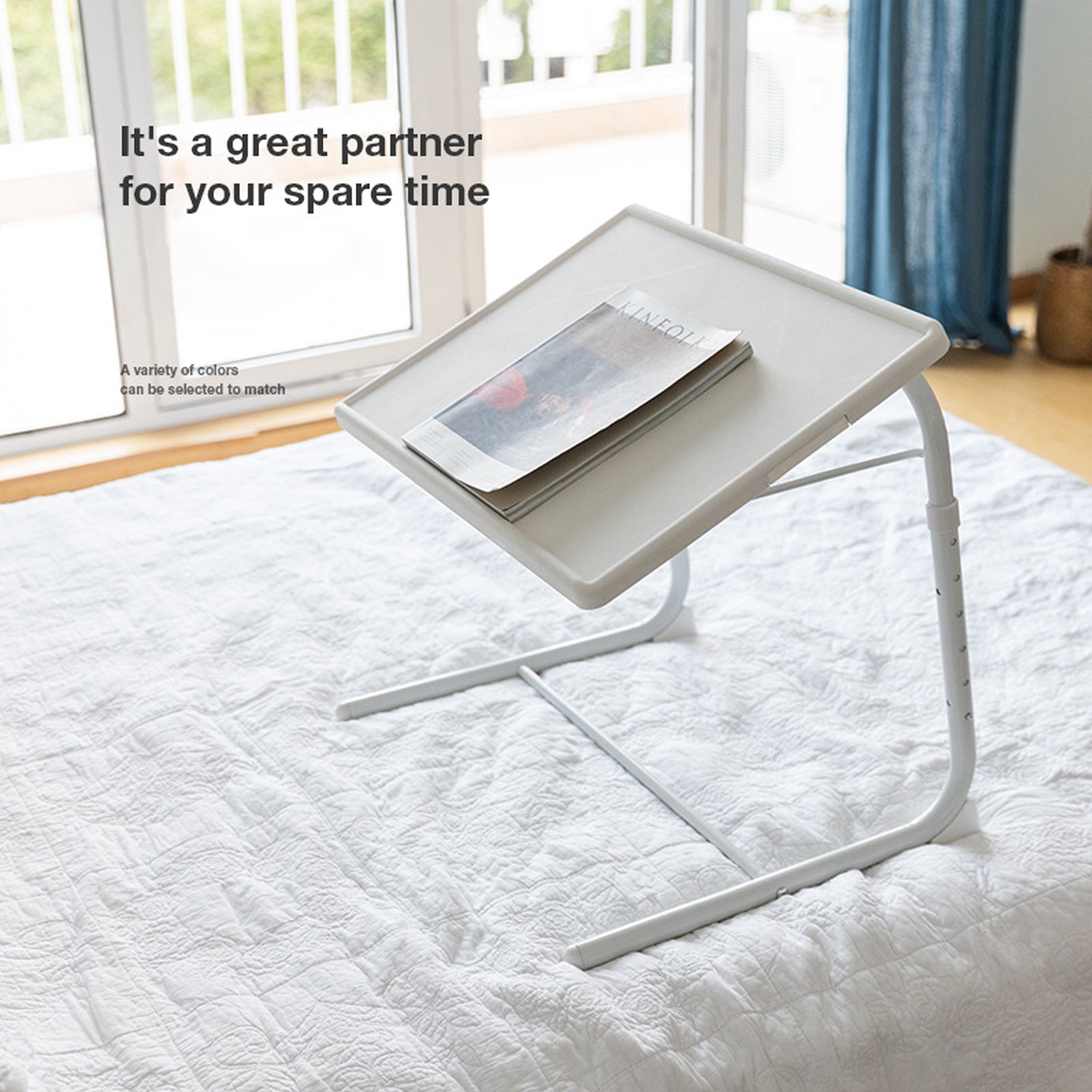 Folding Computer Table Bedside Table Simple Table Bedroom Lazy Table Lift Table