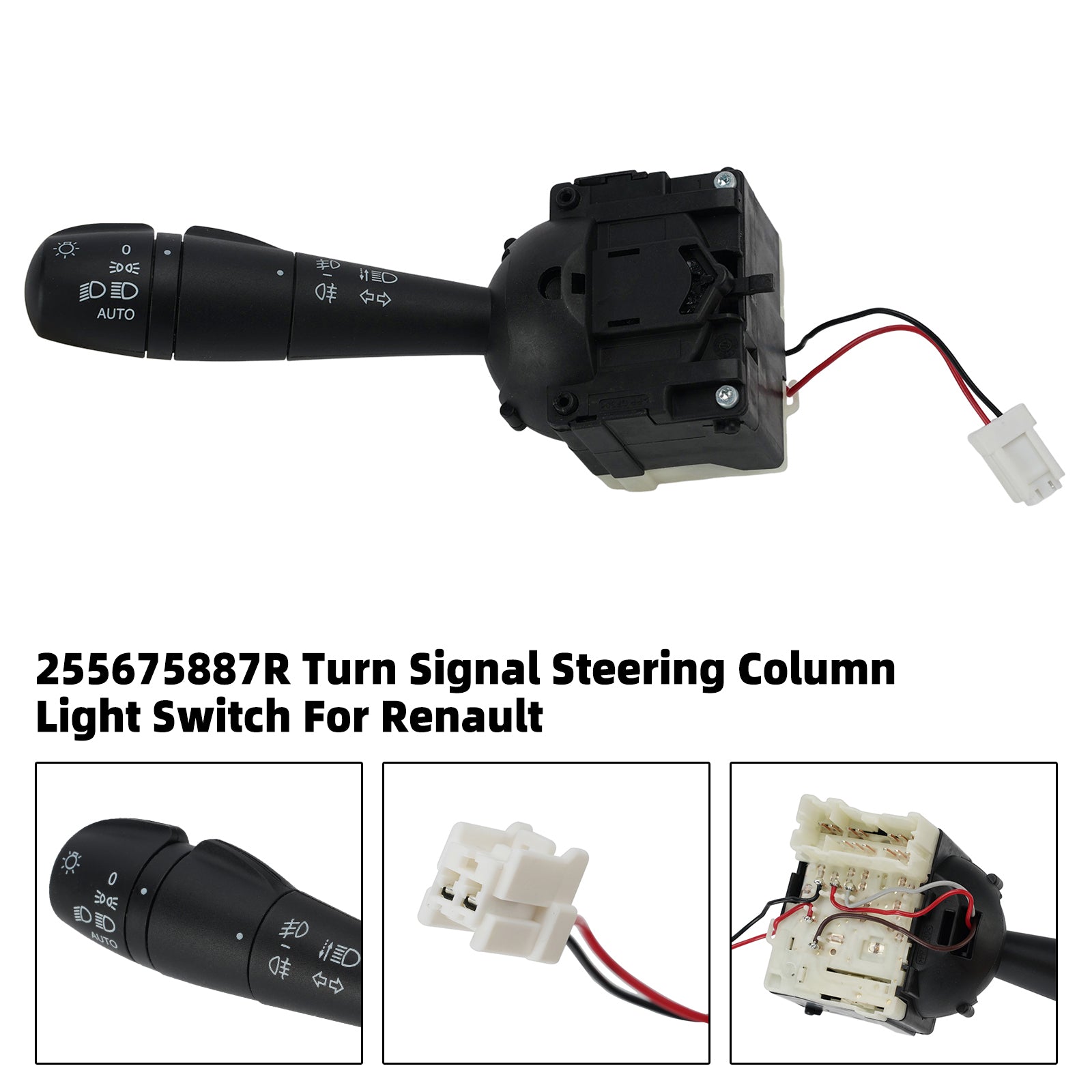 255675887R Turn Signal Steering Column Light Switch For Renault Clio 2012-2021