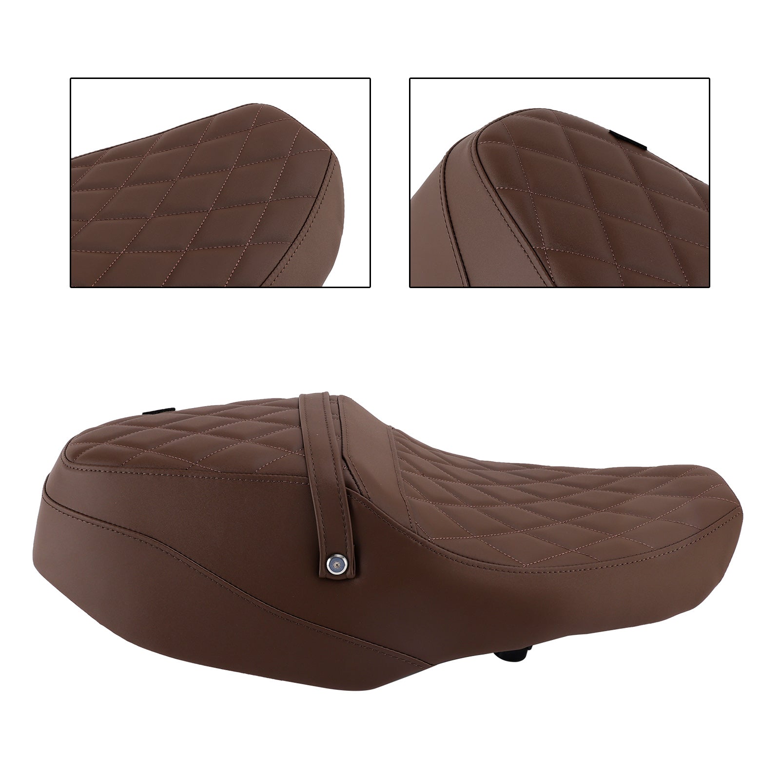Front Raider Seat Driver Cushion Pu Fit Brown For Yamaha Xsr900 Xsr 900 22-25