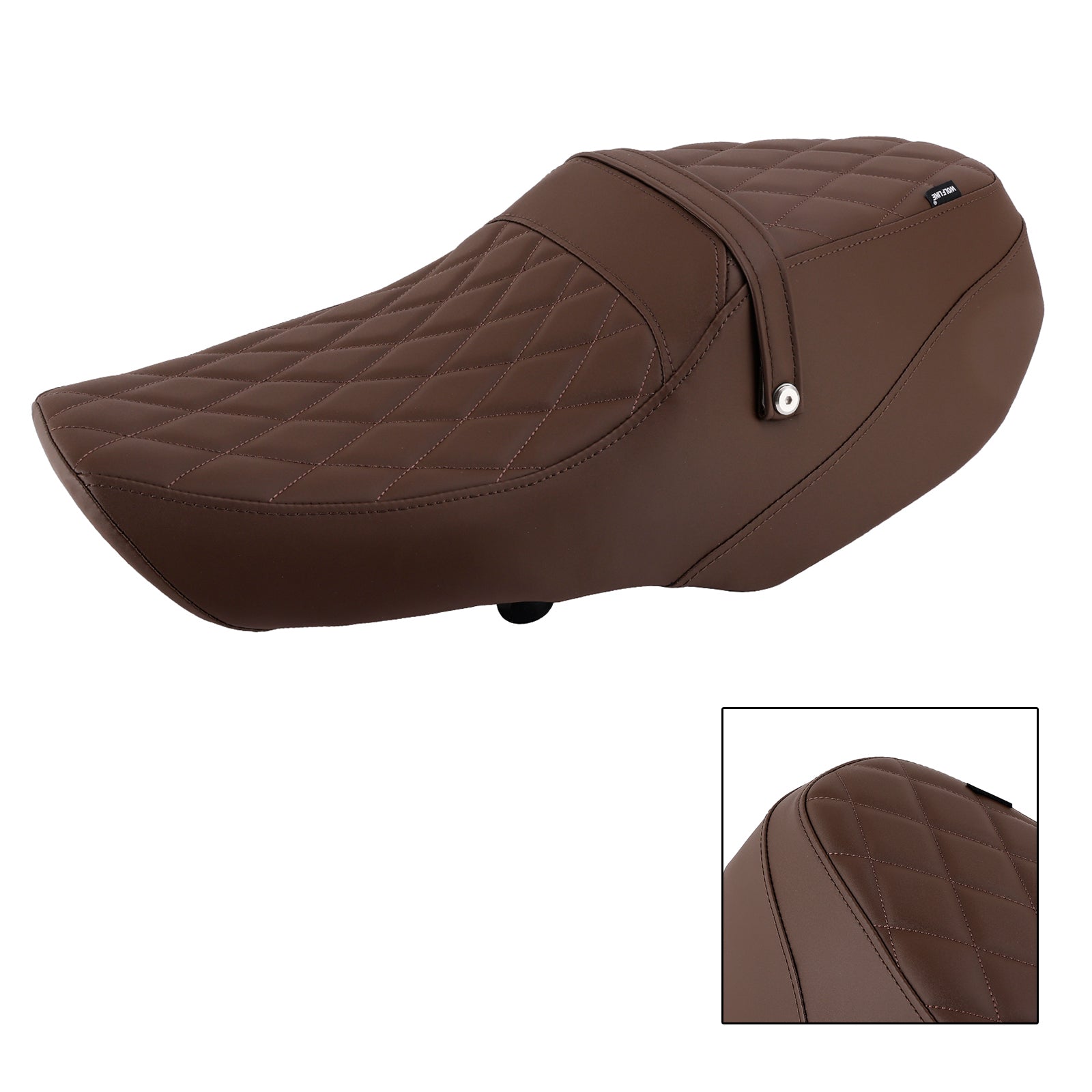 Front Raider Seat Driver Cushion Pu Fit Brown For Yamaha Xsr900 Xsr 900 22-25