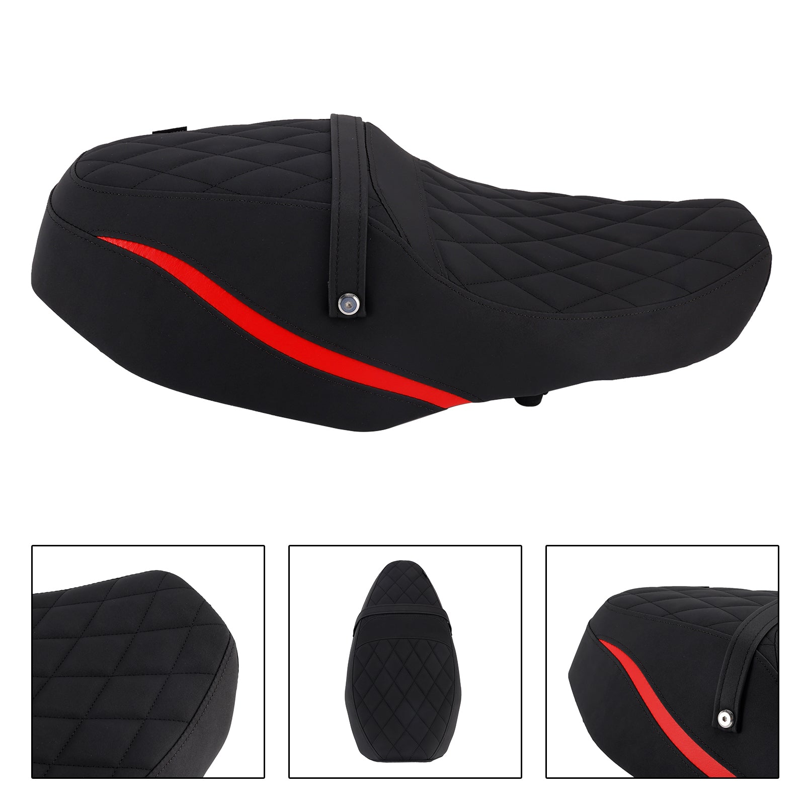 Front Raider Seat Driver Cushion Pu Fit Red For Yamaha Xsr900 Xsr 900 22-25
