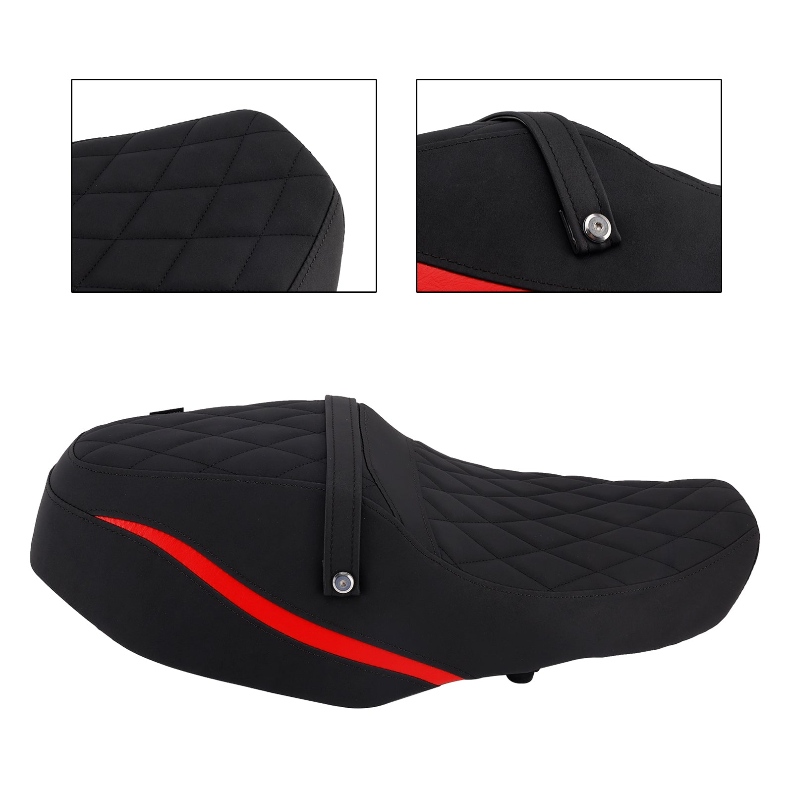 Front Raider Seat Driver Cushion Pu Fit Red For Yamaha Xsr900 Xsr 900 22-25