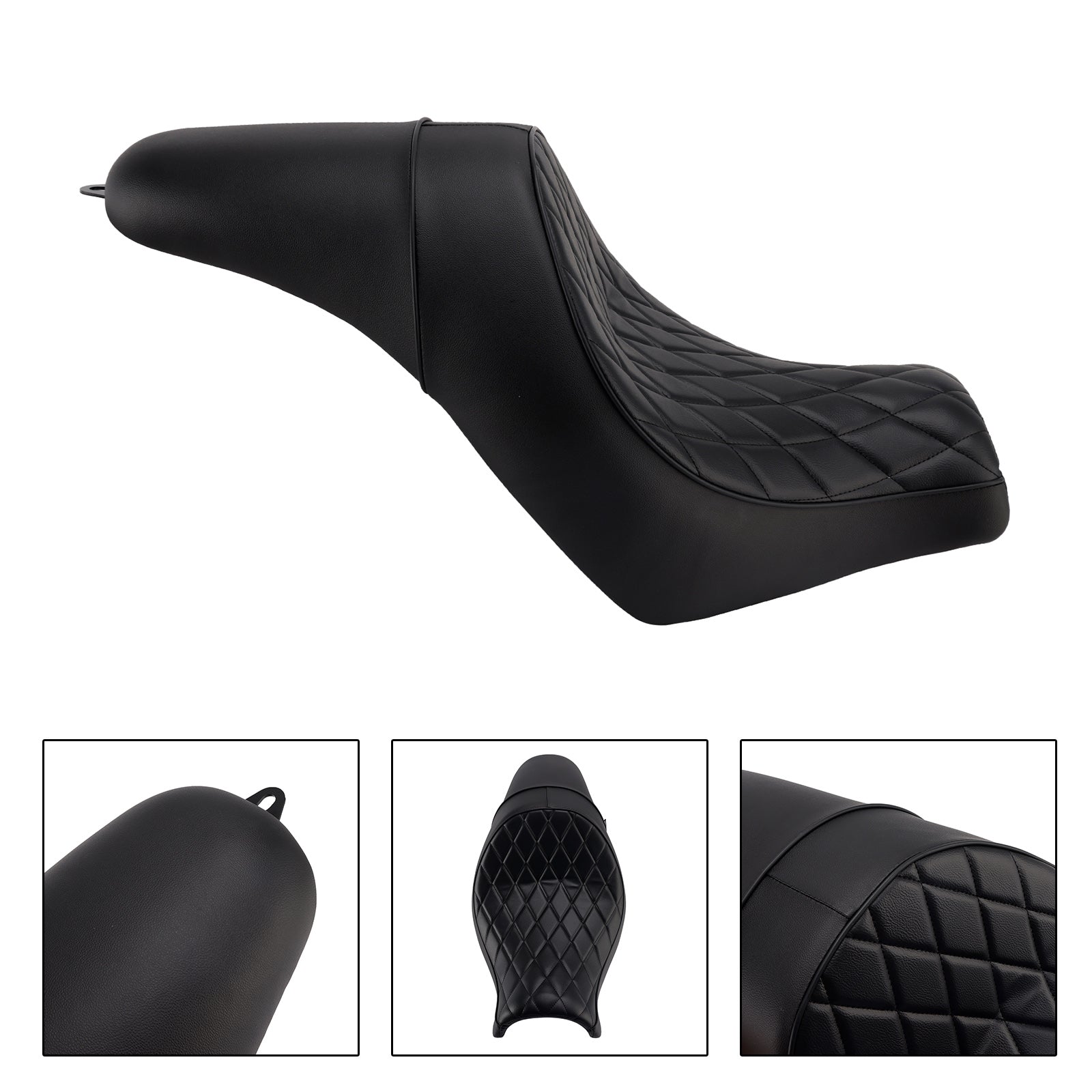 Front Raider Seat Driver Cushion Pu Fit Black For Kawasaki Vulcan S En650 15-25