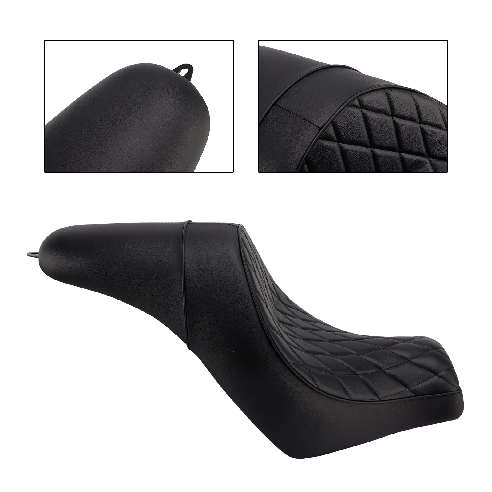 Front Raider Seat Driver Cushion Pu Fit Black For Kawasaki Vulcan S En650 15-25
