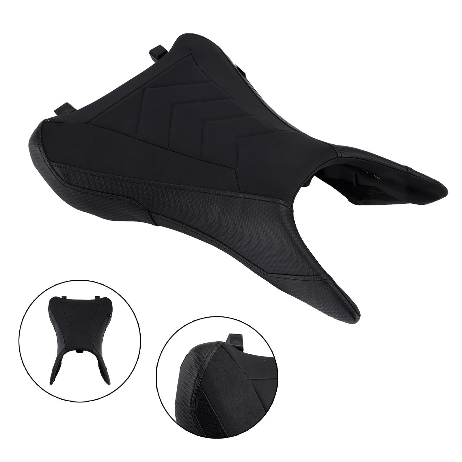 Front Raider Seat Driver Cushion Pu Fit Black For Yamaha Mt-09 Mt09 2024-2026
