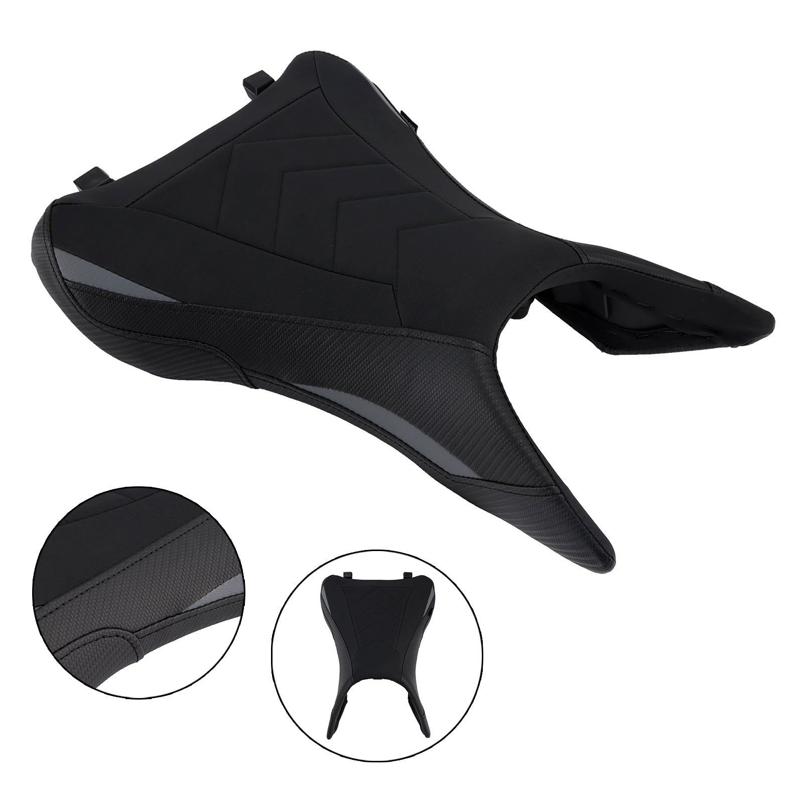 Front Raider Seat Driver Cushion Pu Fit Gray For Yamaha Mt-09 Mt09 2024-2026 25