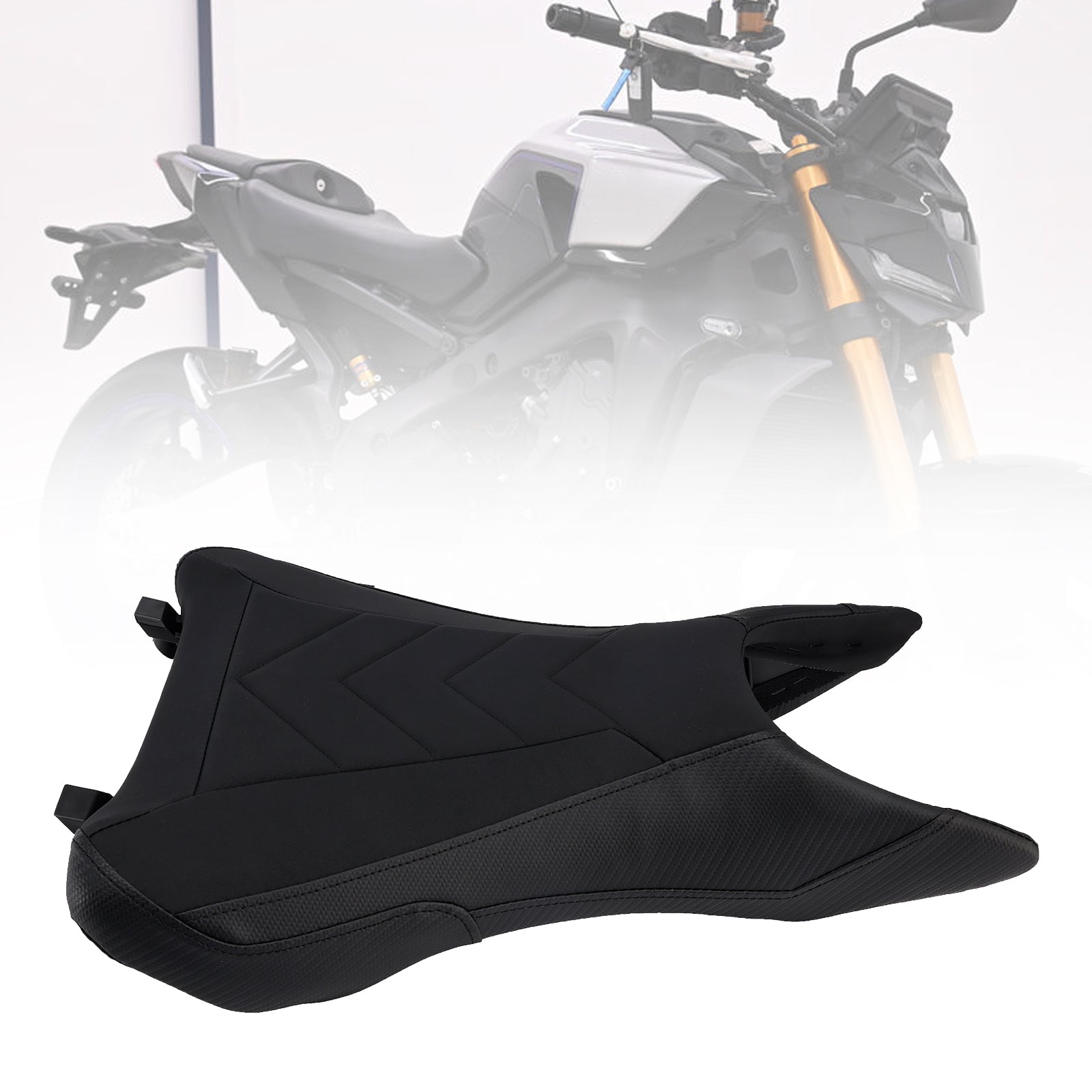 Front Raider Seat Driver Cushion Pu Fit Black For Yamaha Mt-09 Mt09 2024-2026